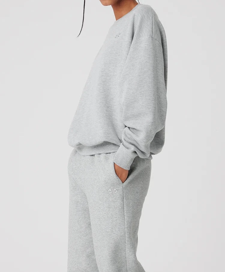 Alo Yoga Accolade Unisex Crew Neck Pullover