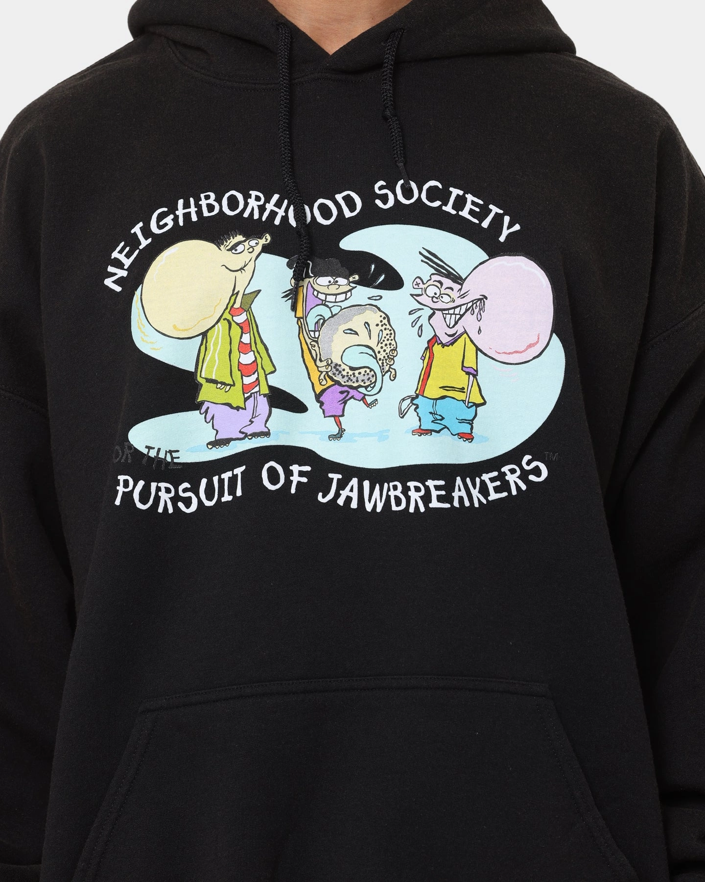 American Thrift X Ed. Edd n Eddy Jawbreaker Vintage Hoodie Black Wash