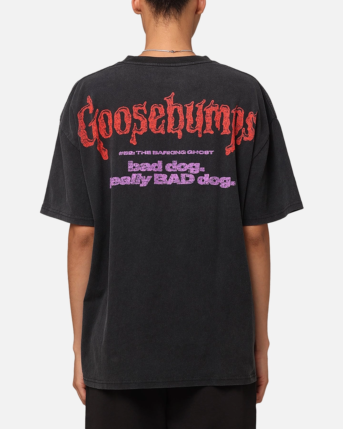 American Thrift X Goosebumps Barking Ghost Heavy T-Shirt Vintage Black