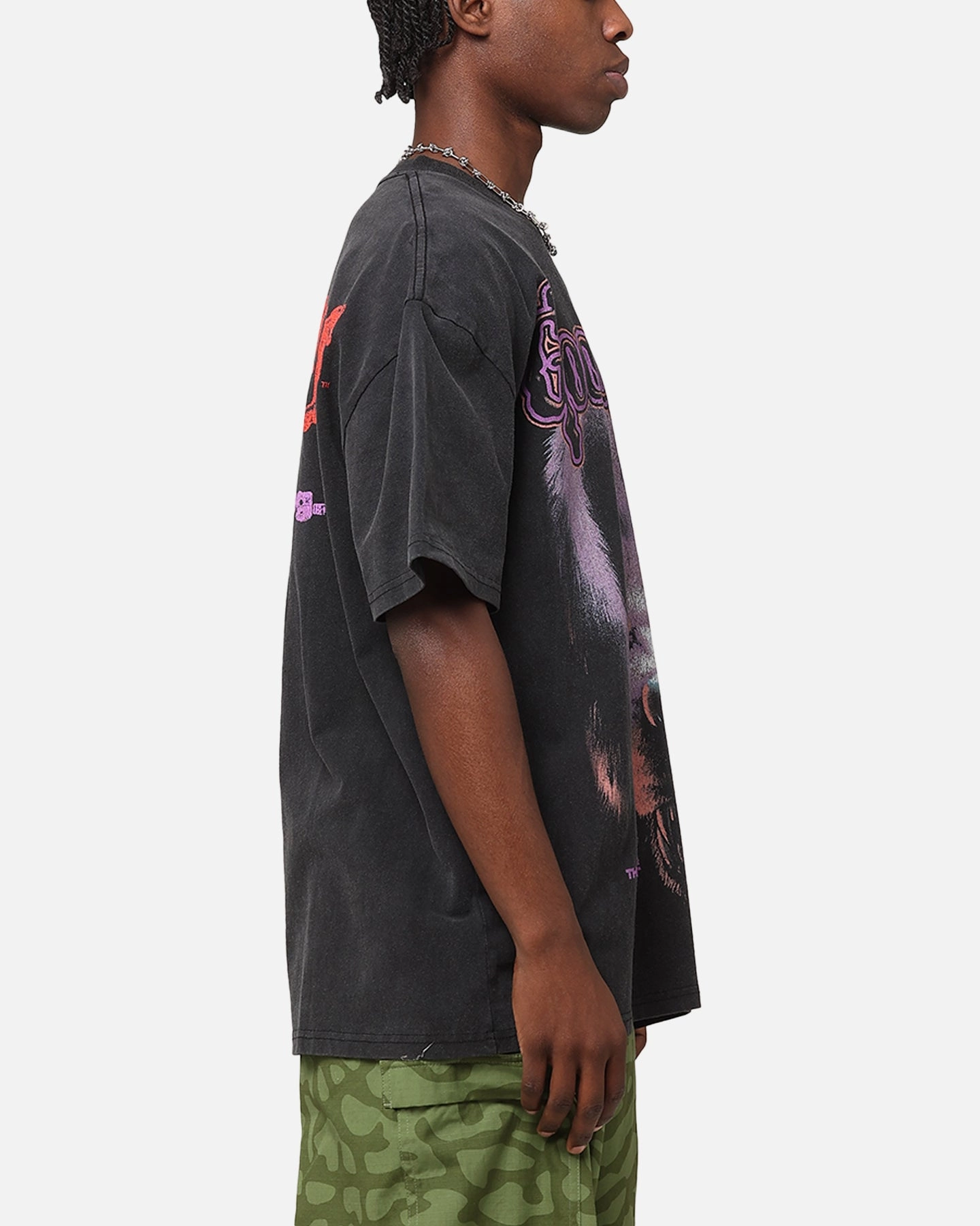 American Thrift X Goosebumps Barking Ghost Heavy T-Shirt Vintage Black