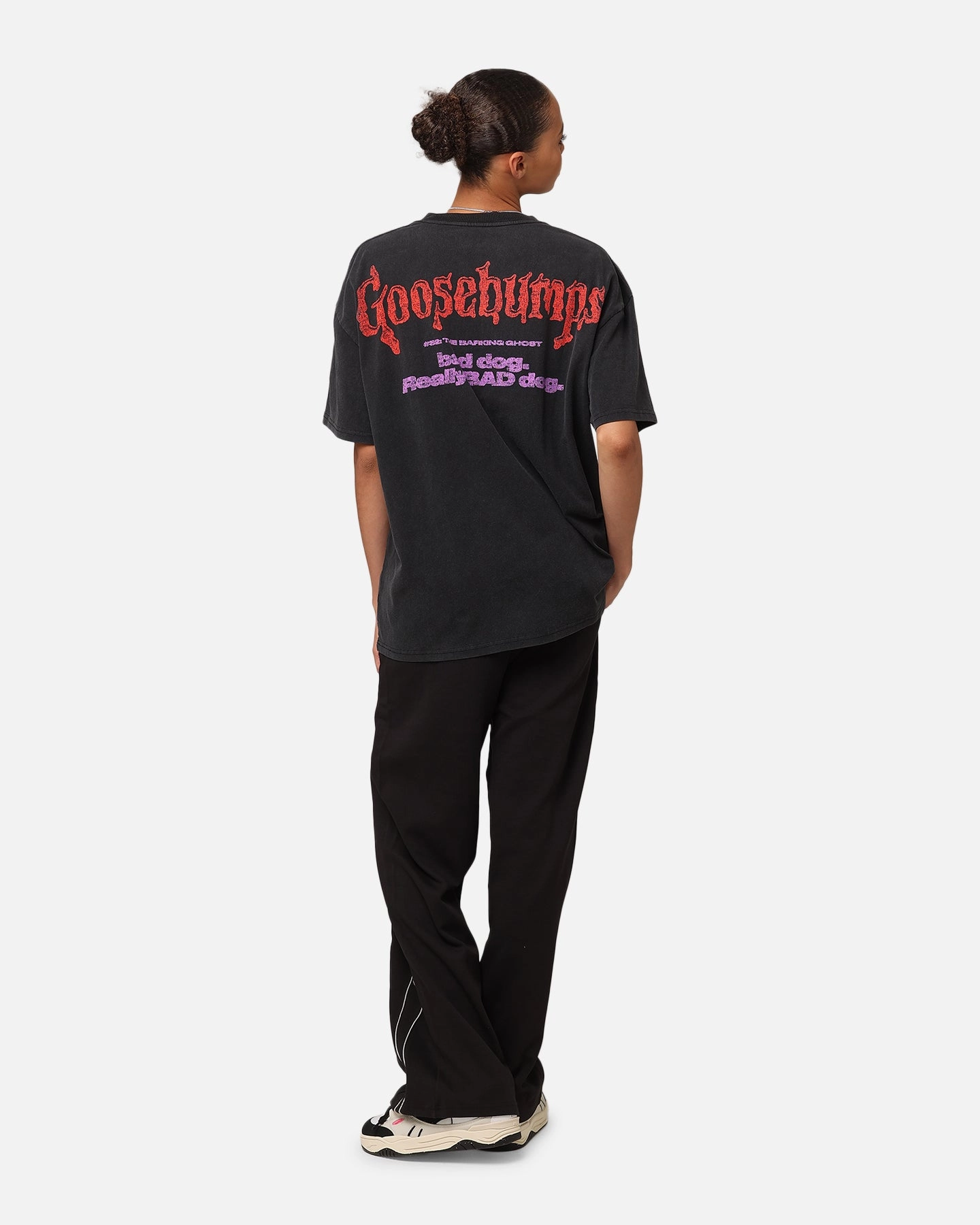 American Thrift X Goosebumps Barking Ghost Heavy T-Shirt Vintage Black