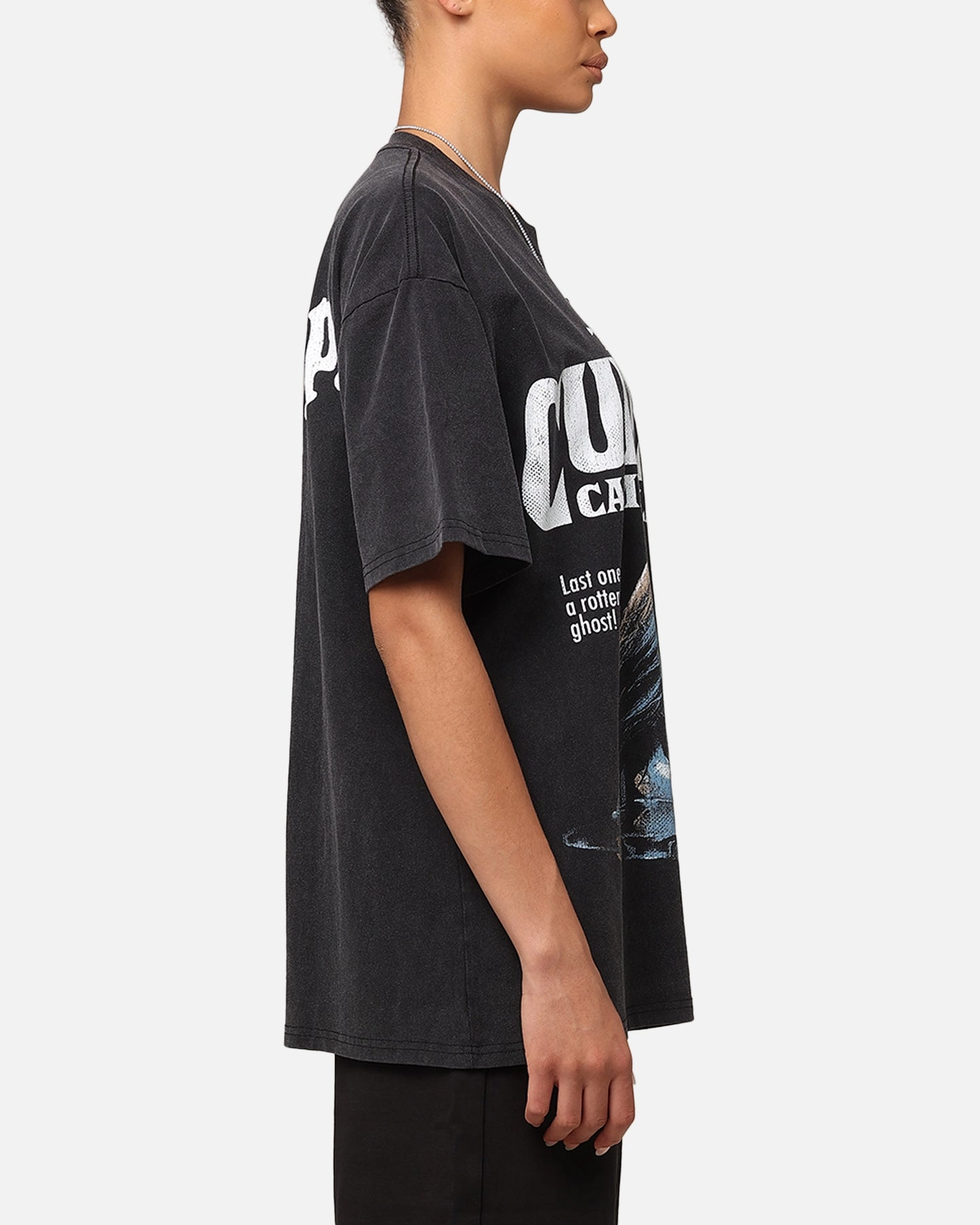 American Thrift X Goosebumps Cold Lake Heavy T-Shirt Vintage Black