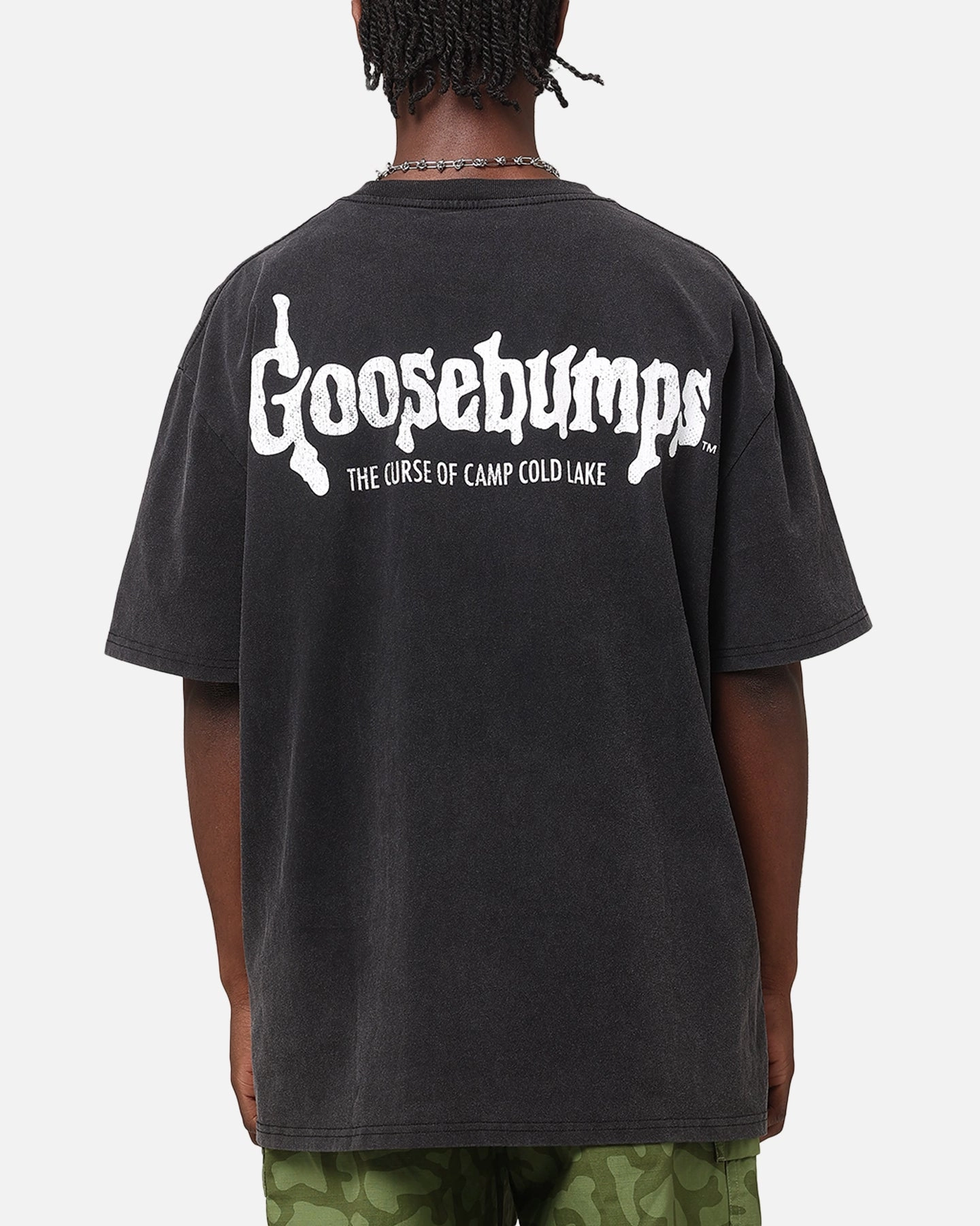 American Thrift X Goosebumps Cold Lake Heavy T-Shirt Vintage Black