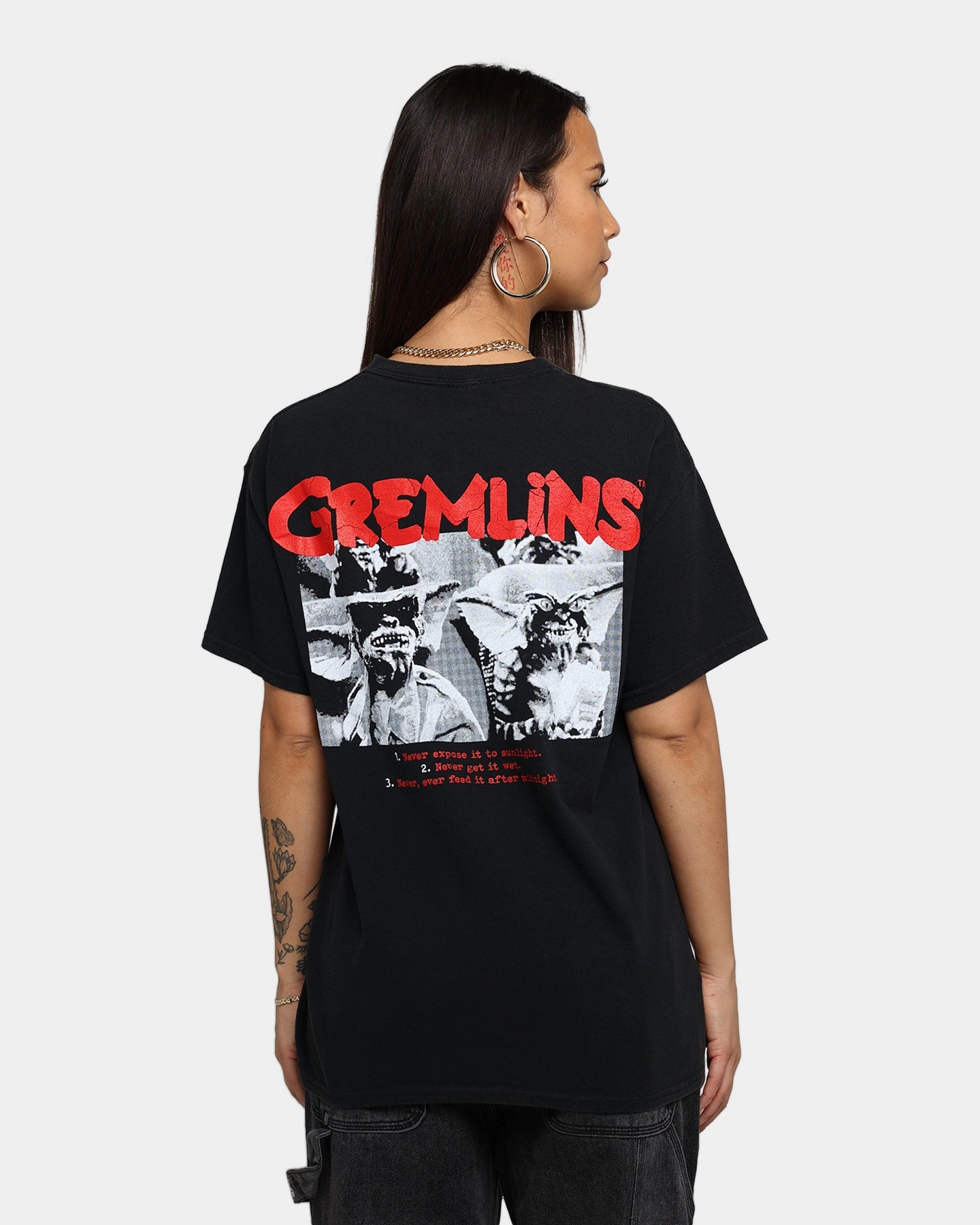American Thrift X Gremlins Gremlins Vintage T-Shirt Black Wash