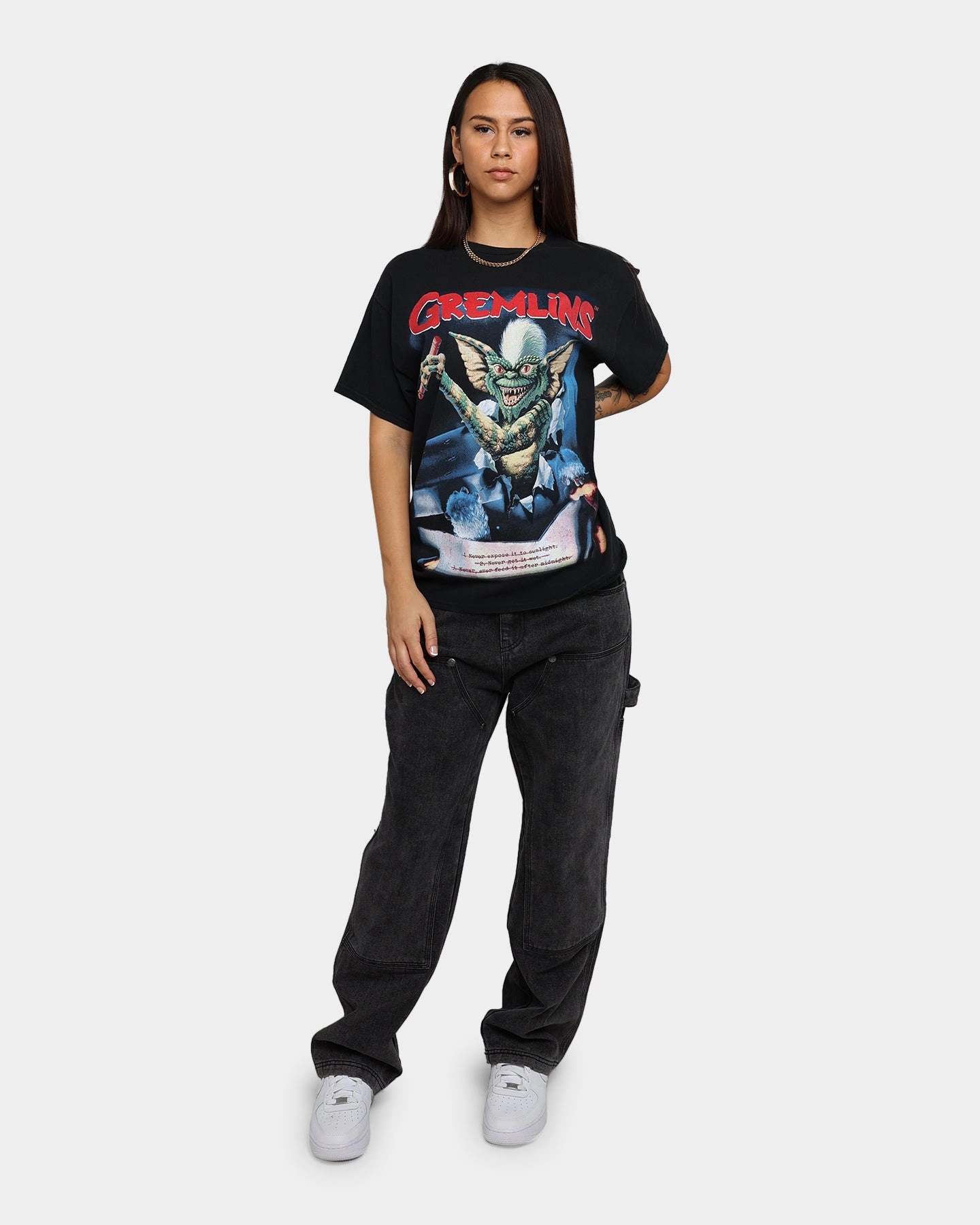 American Thrift X Gremlins Gremlins Vintage T-Shirt Black Wash