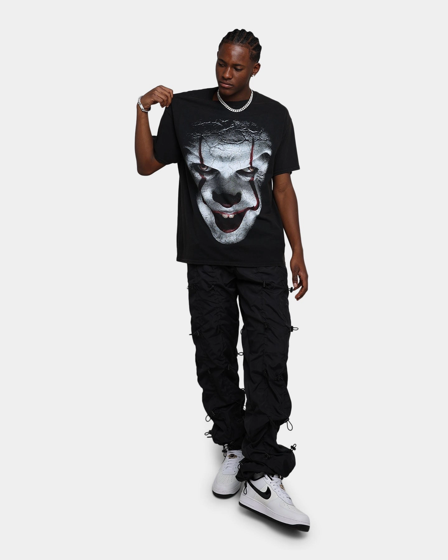 American Thrift X IT Pennywise Vintage T-Shirt Black Wash