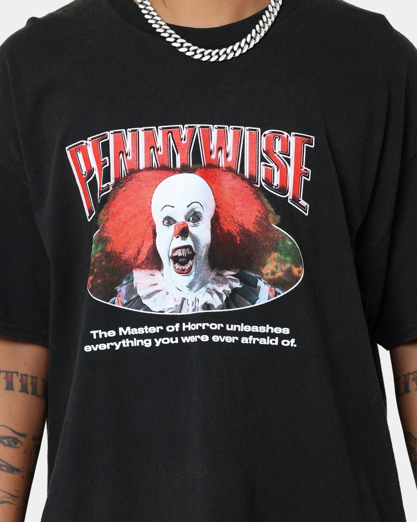 American Thrift X IT Pennywise Vintage T-Shirt Black Wash