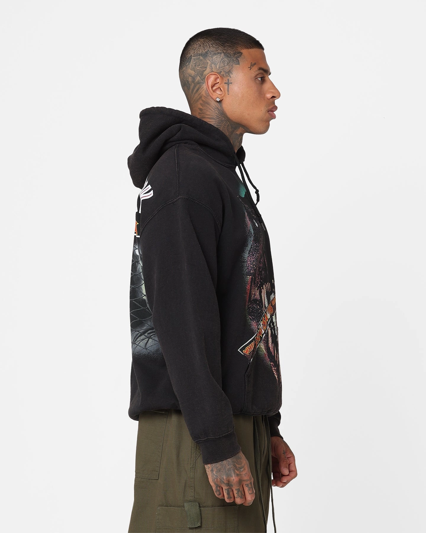 American Thrift X Jurassic Park 30th Anniversary Hoodie Black Wash
