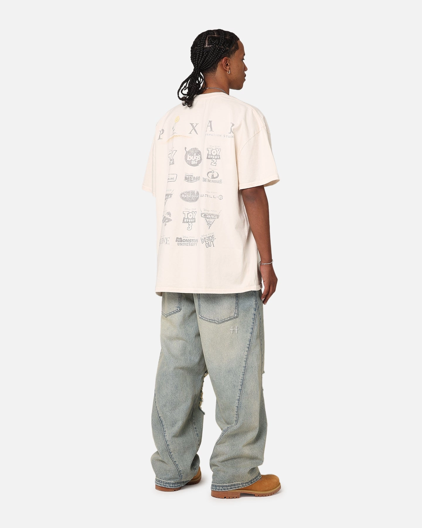 American Thrift X Pixar Heavyweight T-Shirt Off White