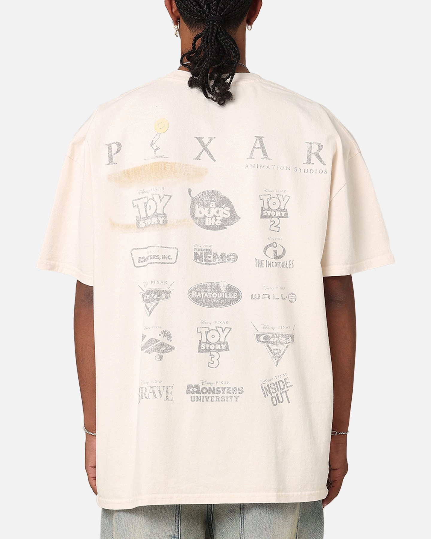 American Thrift X Pixar Heavyweight T-Shirt Off White