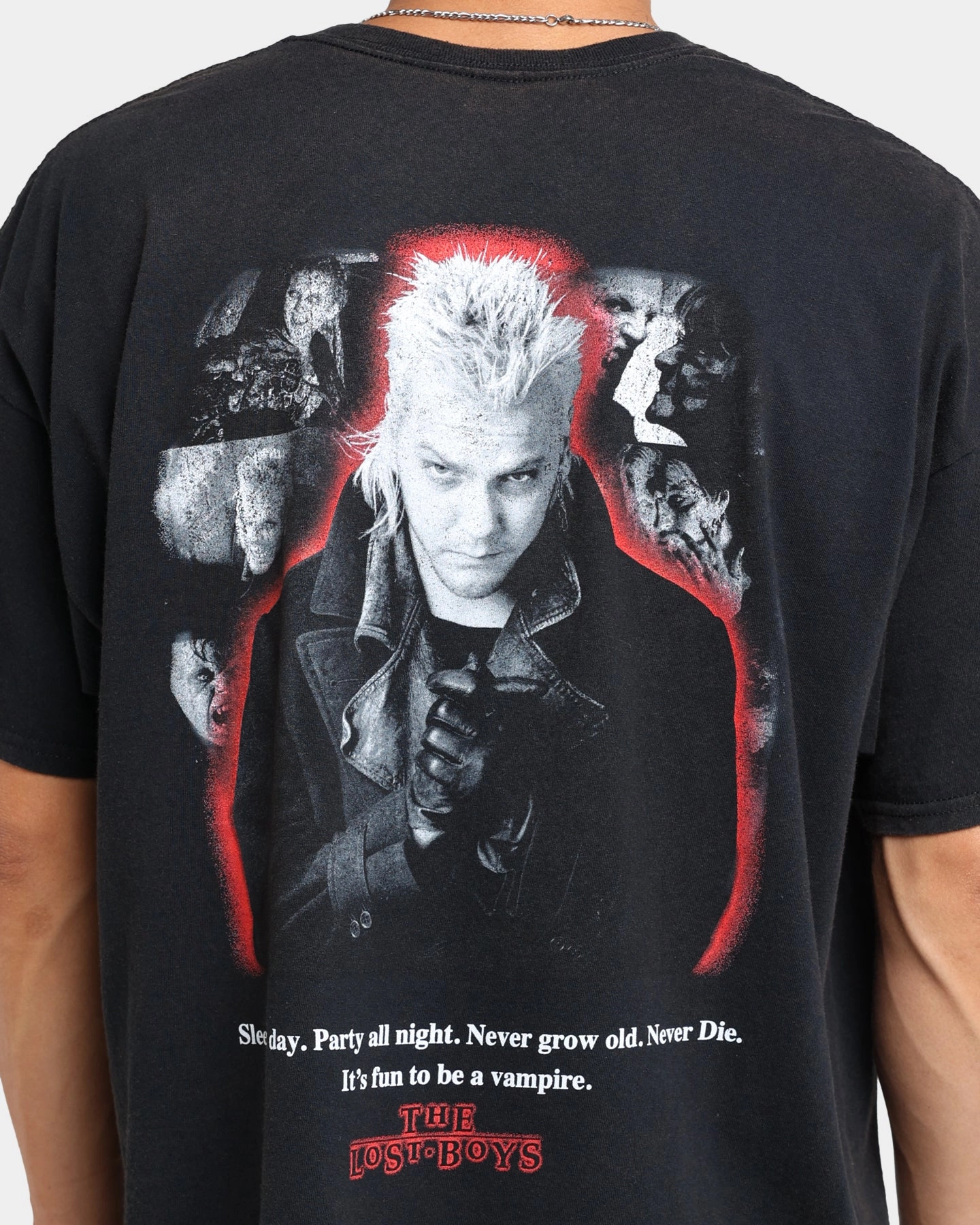 American Thrift X The Lost Boys Lost Boys Premium Vintage T-Shirt Black Wash