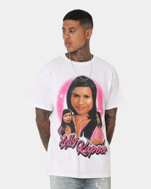 American Thrift X The Office Kelly Kapoor Vintage T-Shirt White