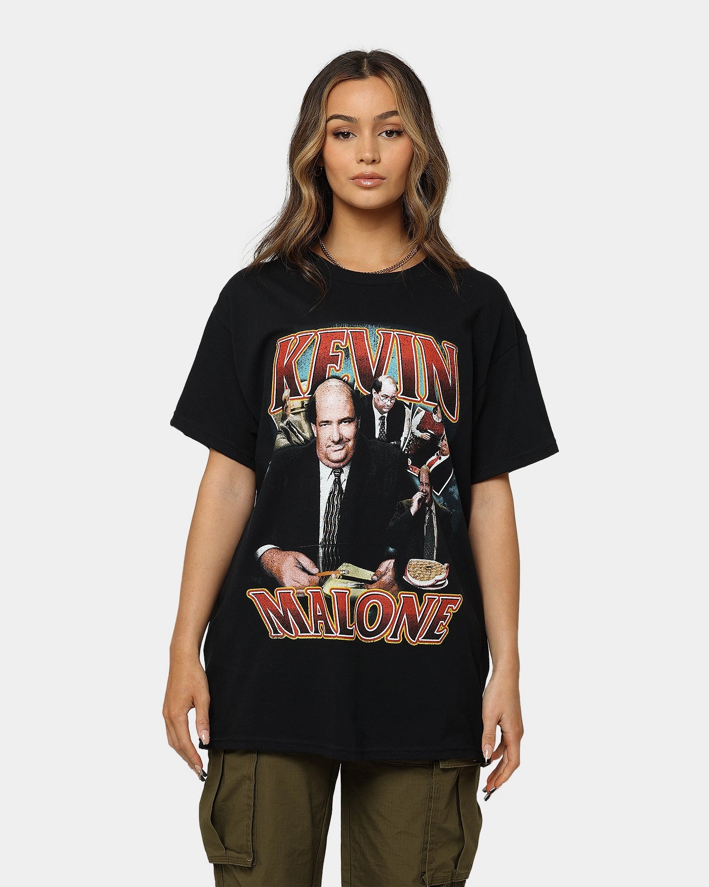 American Thrift X The Office Kevin Malone Vintage T-Shirt Black