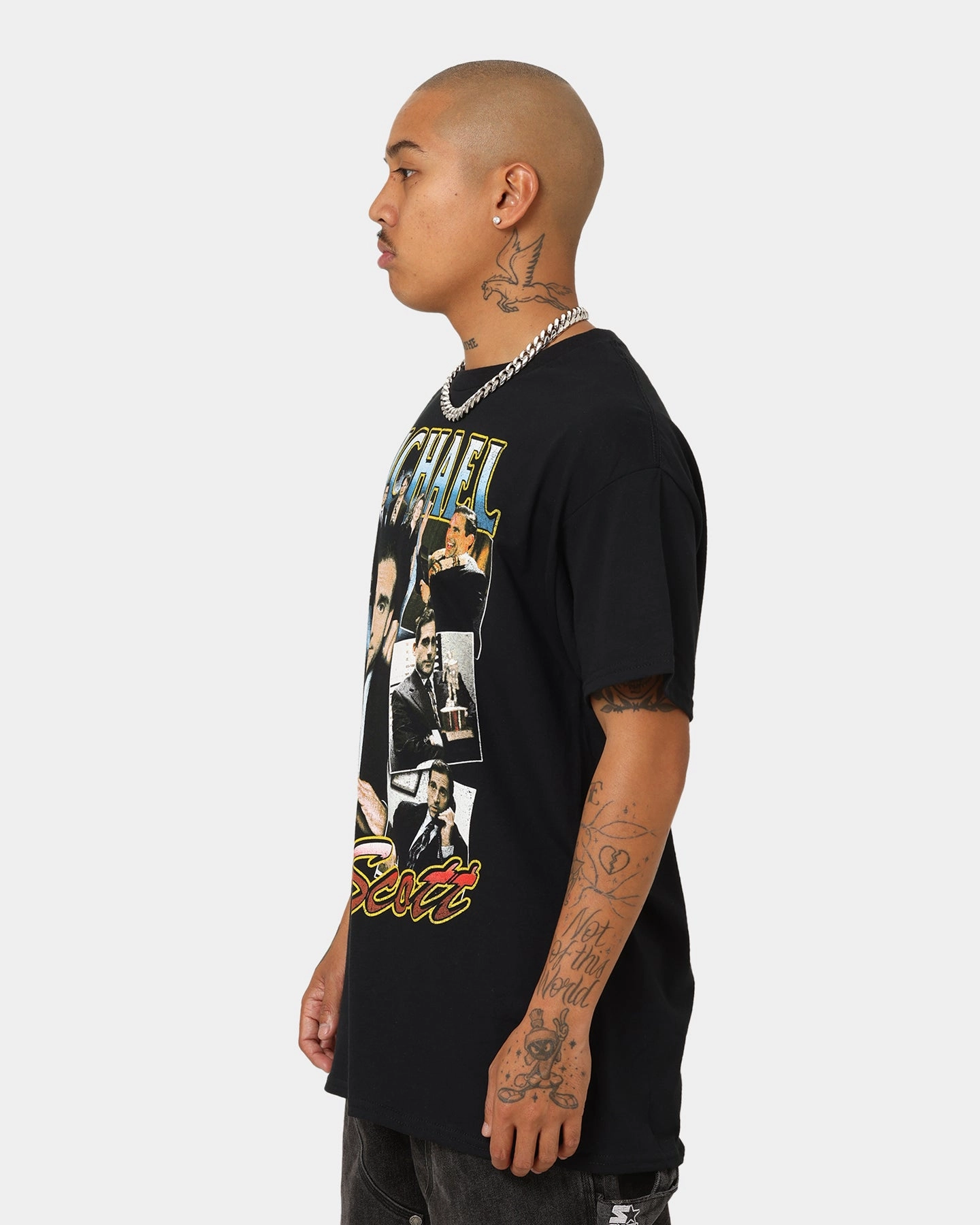 American Thrift X The Office Michael Scott Vintage T-Shirt Black