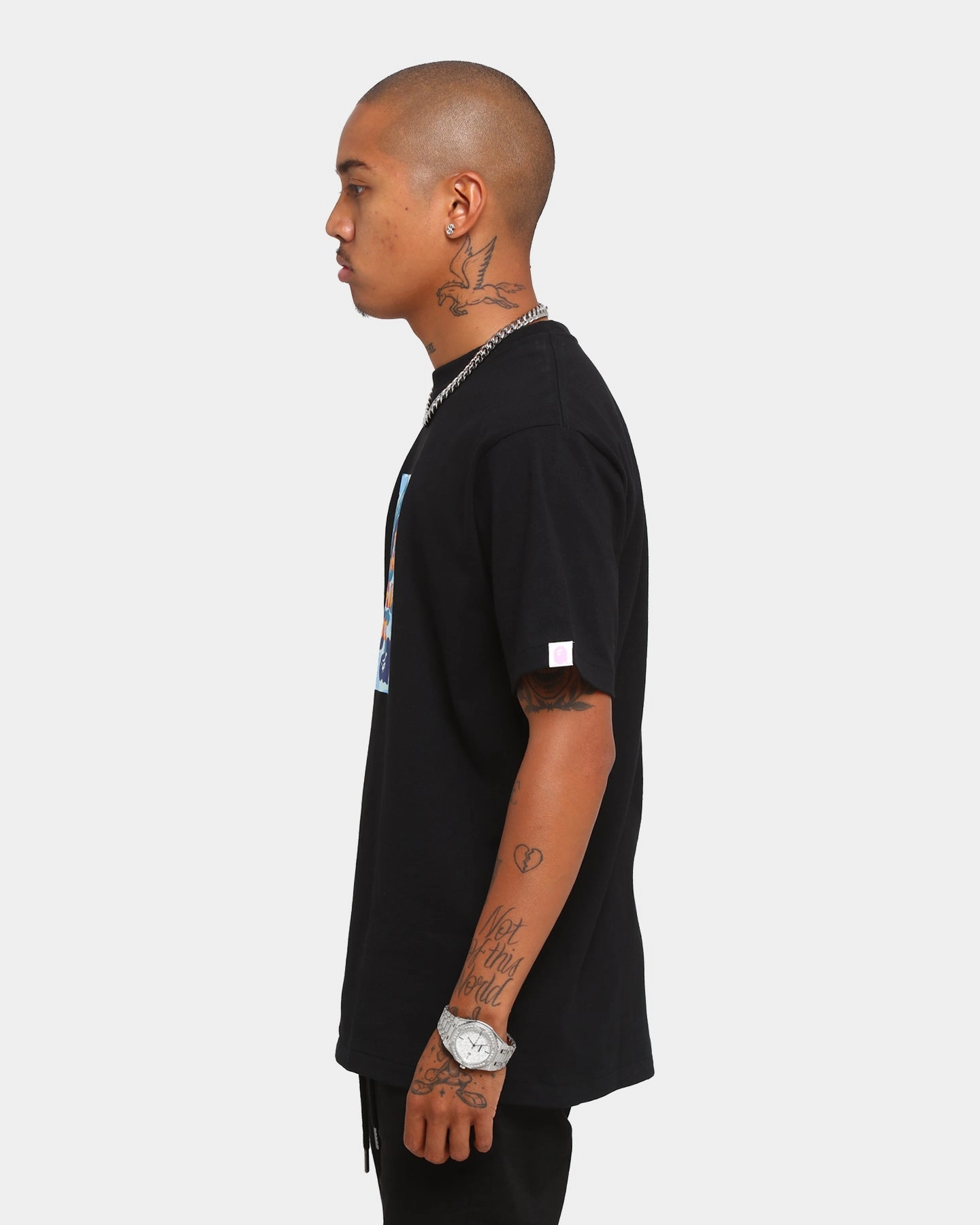 Anti Social Social Club BAPE x ASSC Camo Box T-Shirt Black/Blue