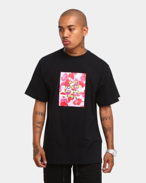 Anti Social Social Club BAPE x ASSC Camo Box T-Shirt Black/Pink