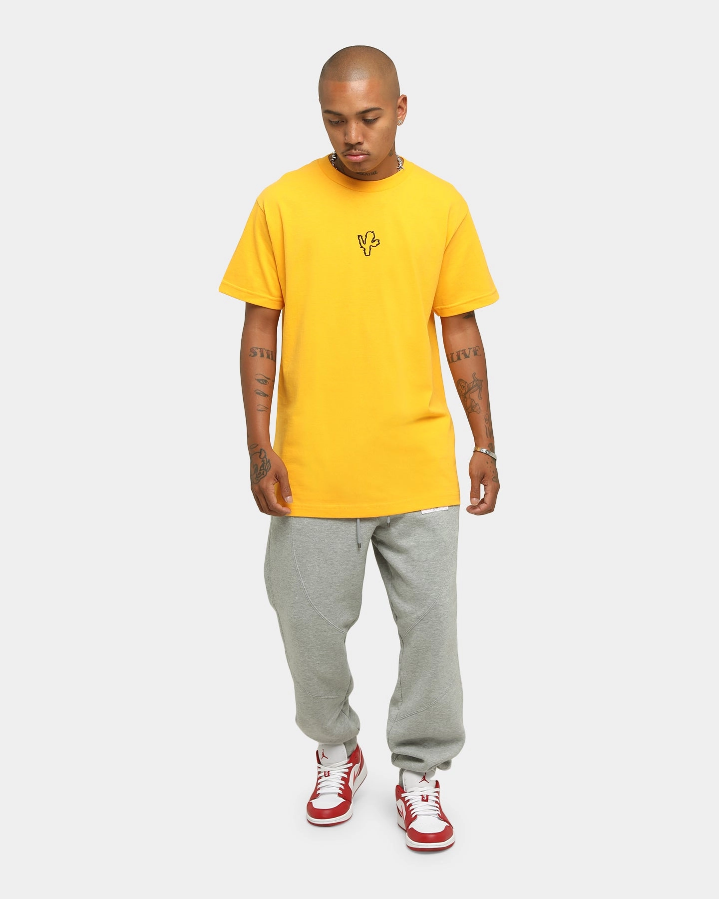 Anti Social Social Club Cactus Plant Flea Market X ASSC T-Shirt Yellow