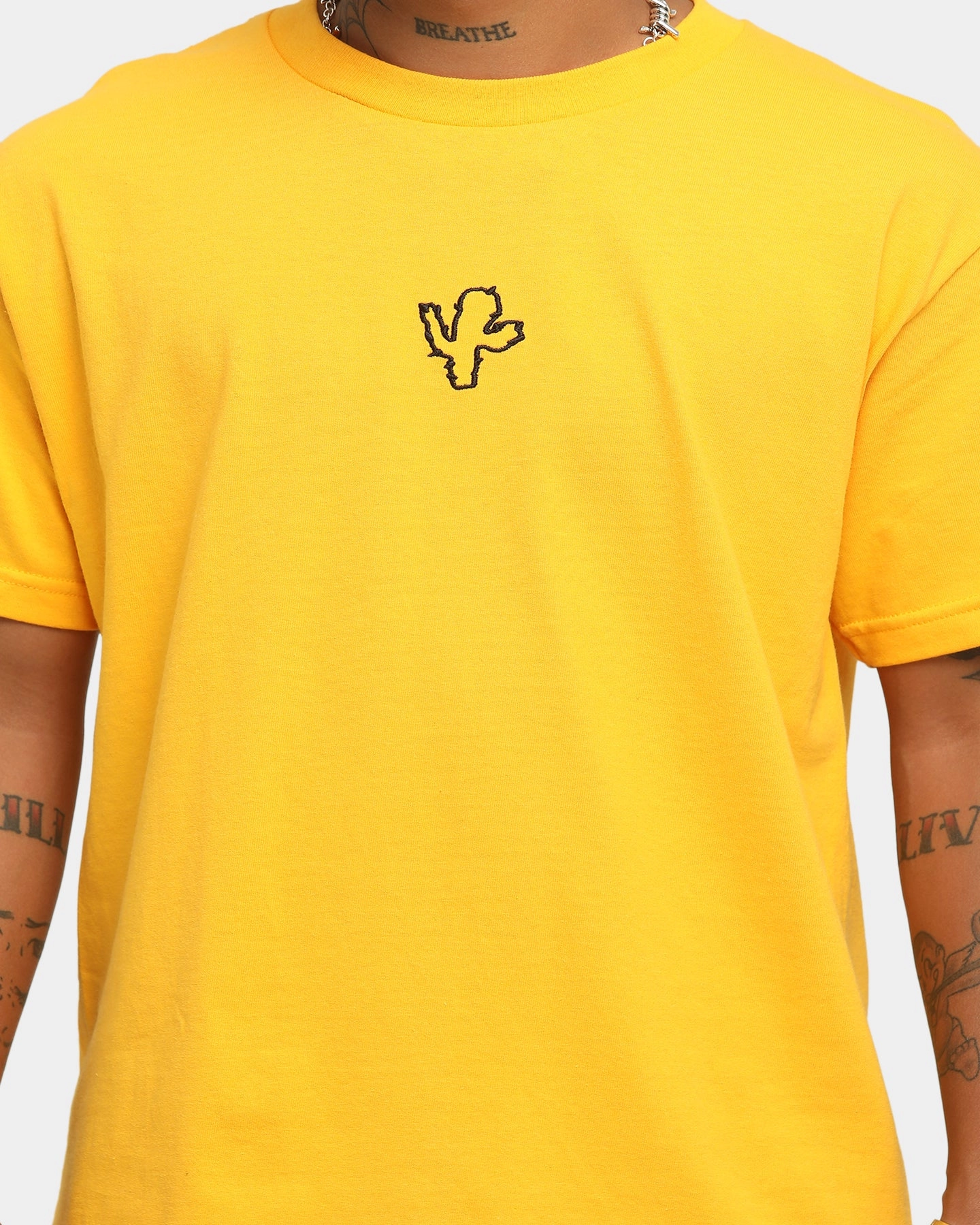 Anti Social Social Club Cactus Plant Flea Market X ASSC T-Shirt Yellow