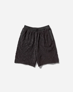 Aries Toweling Shorts Black