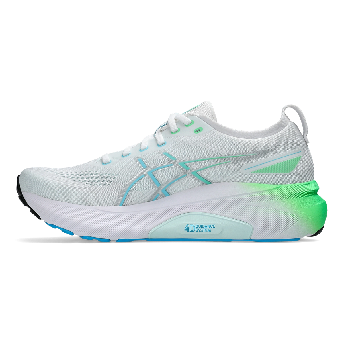 Asics Gel Kayano 31 - White - Bright Cyan