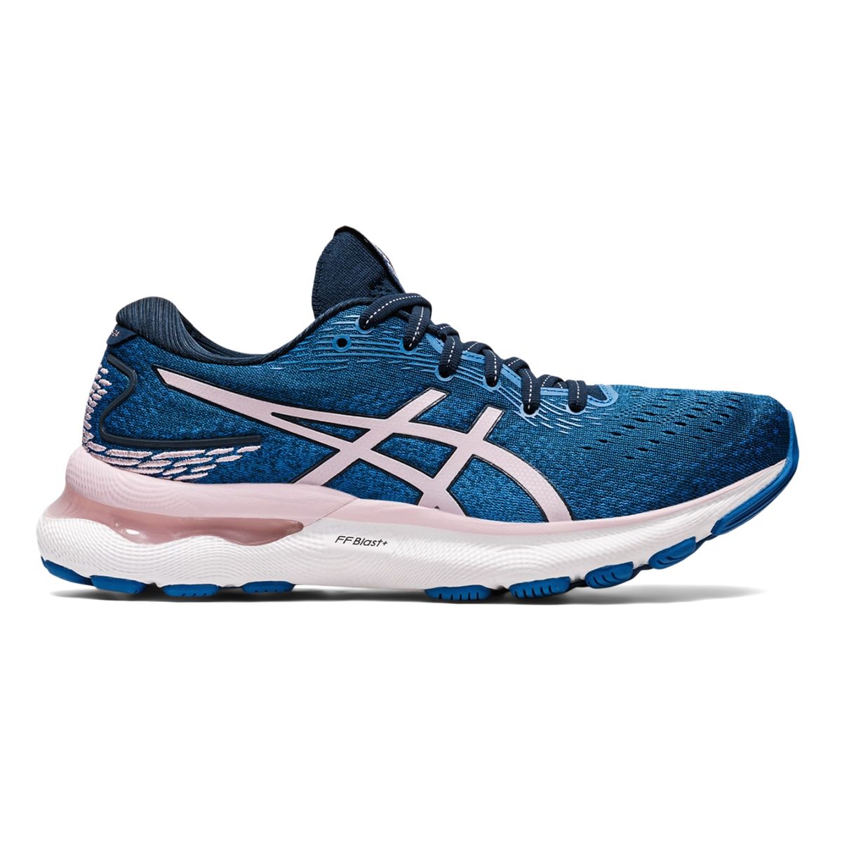 Asics Gel Nimbus 24 - French Blue - Barely Rose