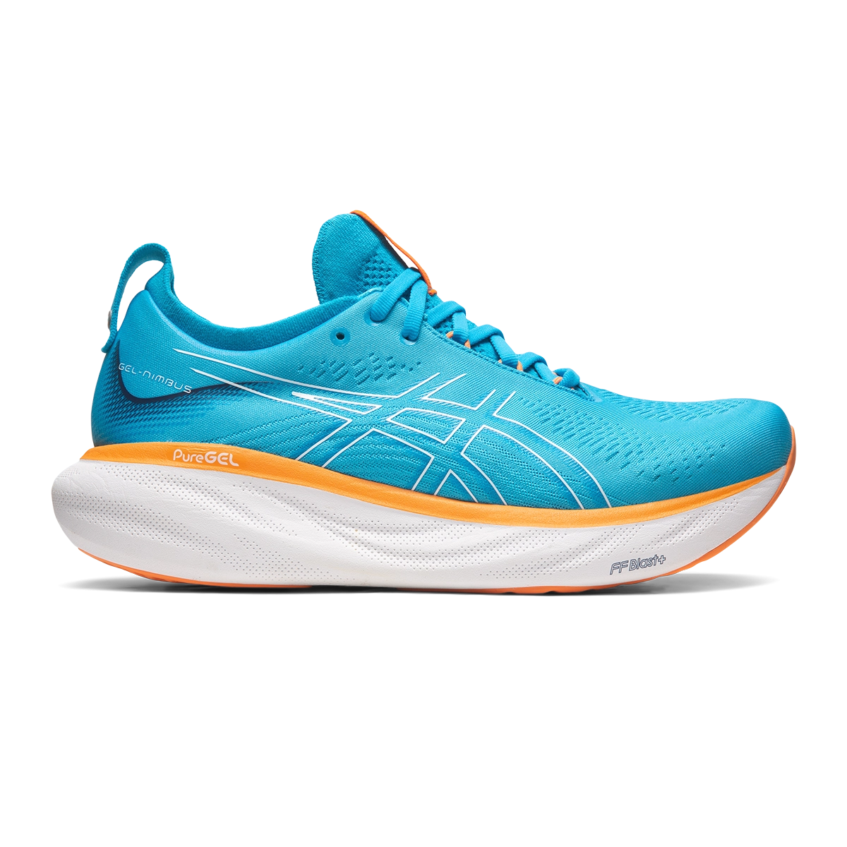 Asics Gel Nimbus 25 - Island Blue - Sun Peach