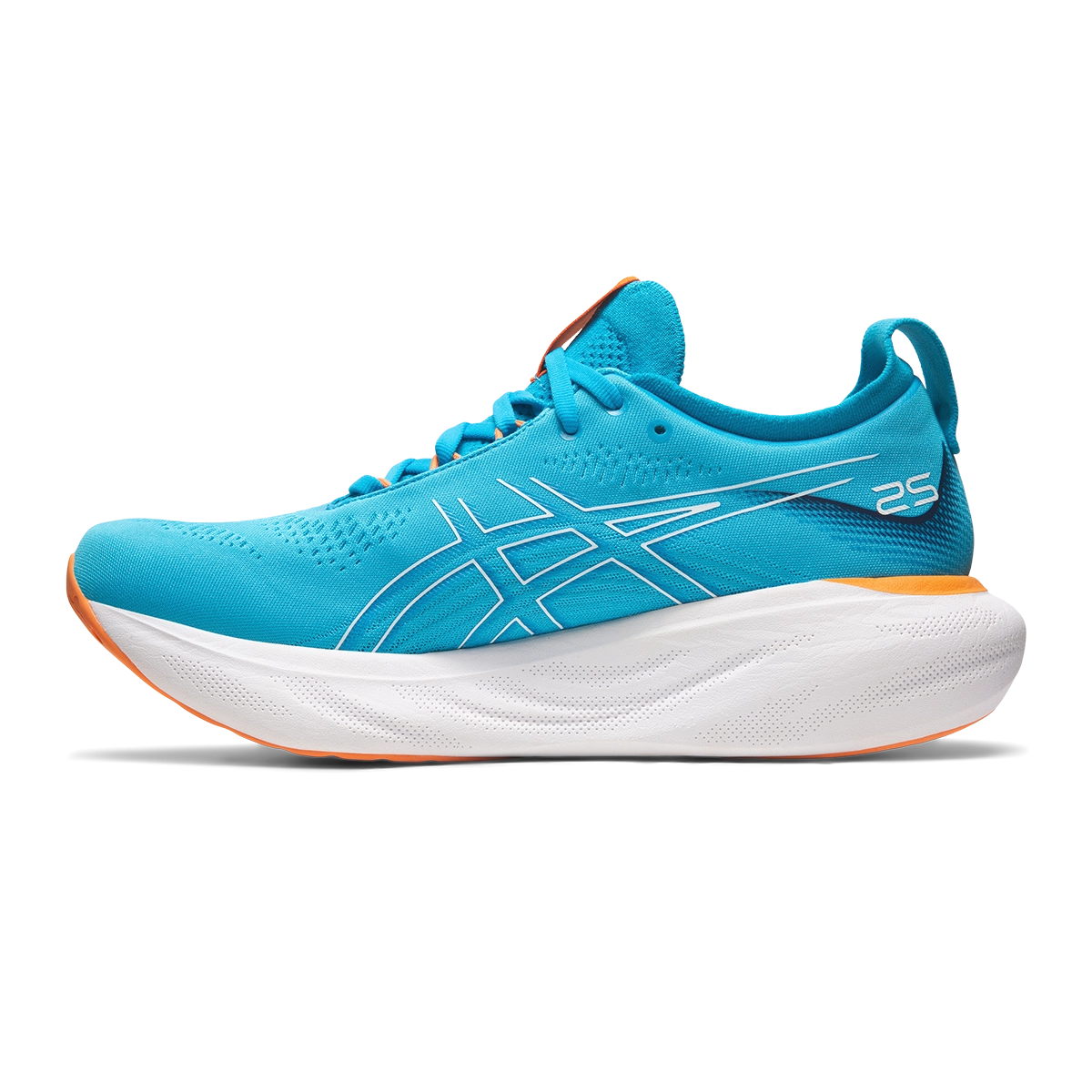 Asics Gel Nimbus 25 - Island Blue - Sun Peach