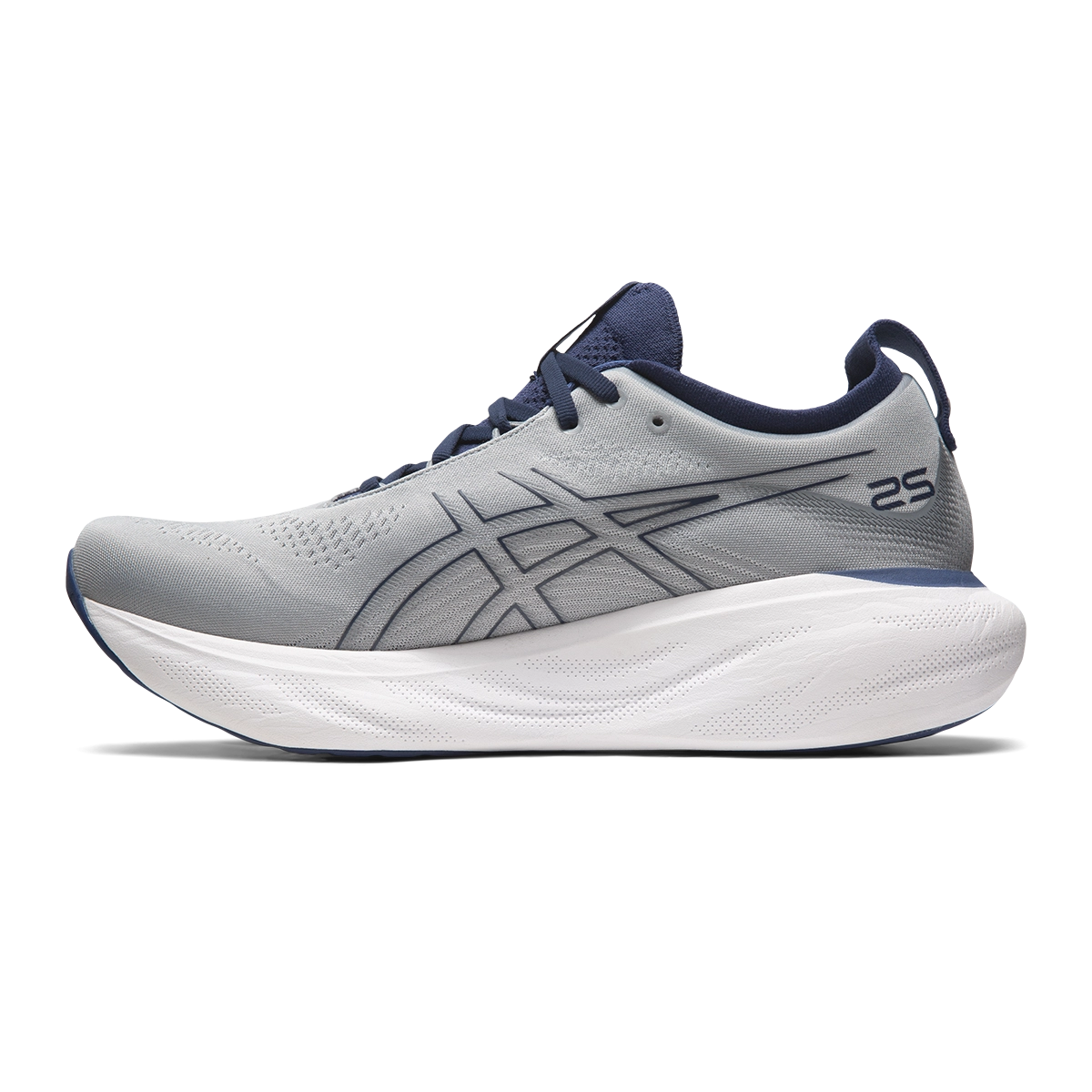 Asics Gel Nimbus 25 - Sheet Rock - Indigo Blue