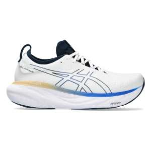 Asics Gel Nimbus 25 - White - Illusion Blue