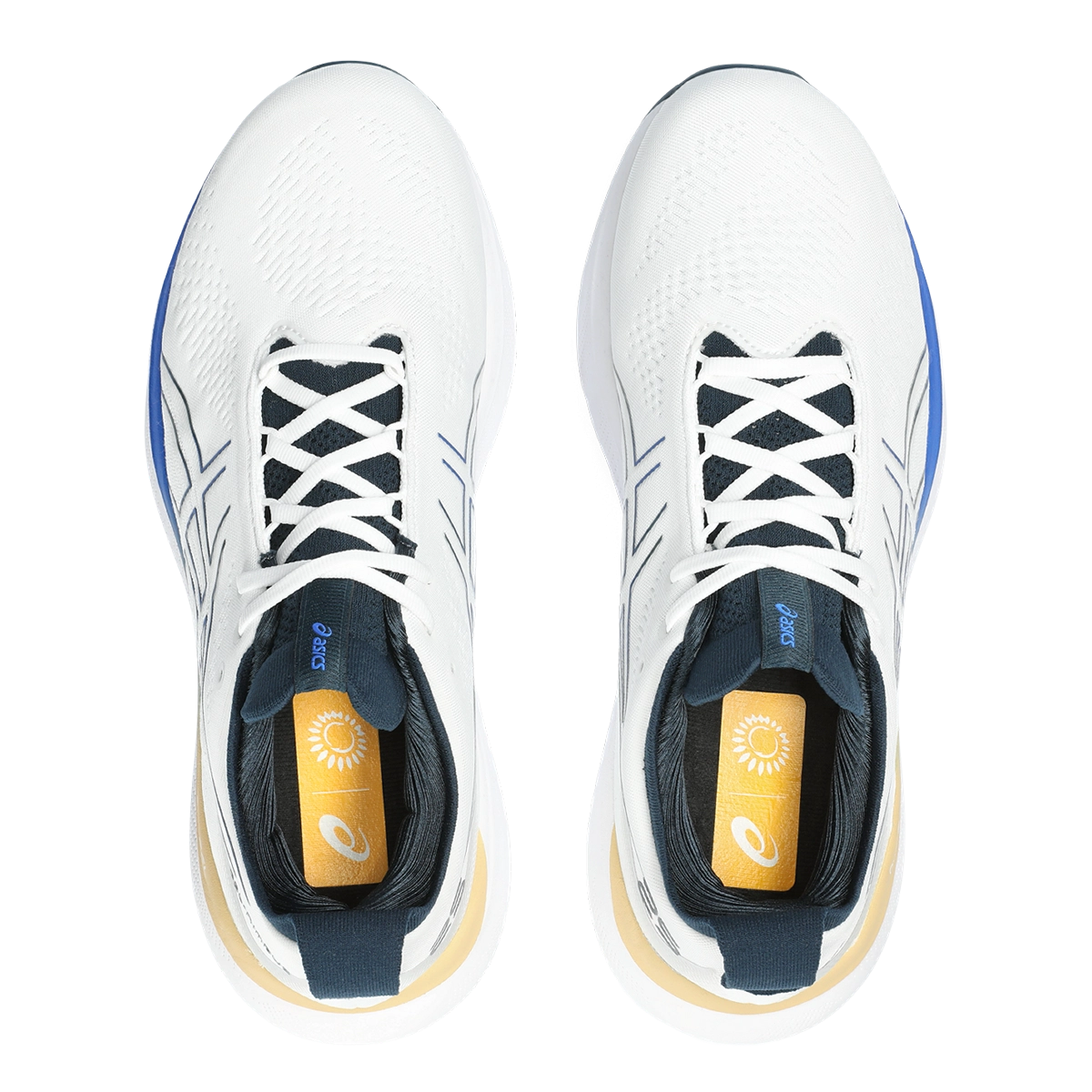 Asics Gel Nimbus 25 - White - Illusion Blue
