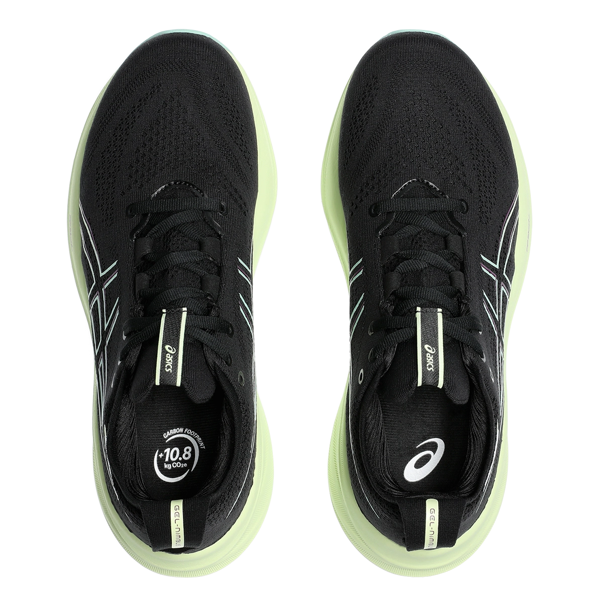 Asics Gel Nimbus 26 - Black - Cool Matcha