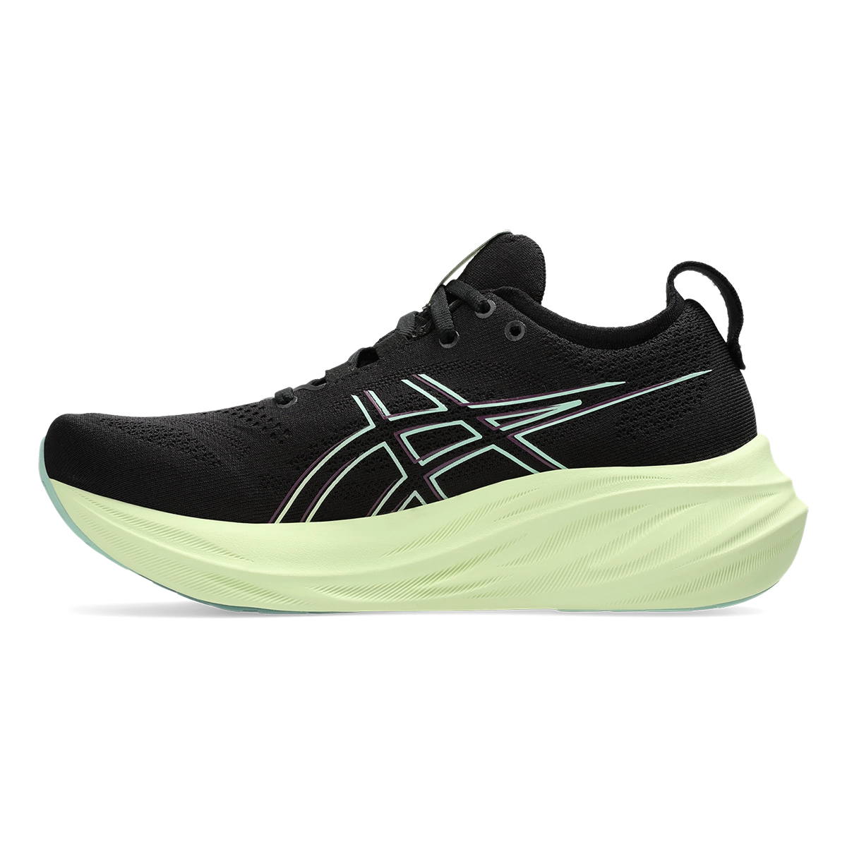 Asics Gel Nimbus 26 - Black - Cool Matcha