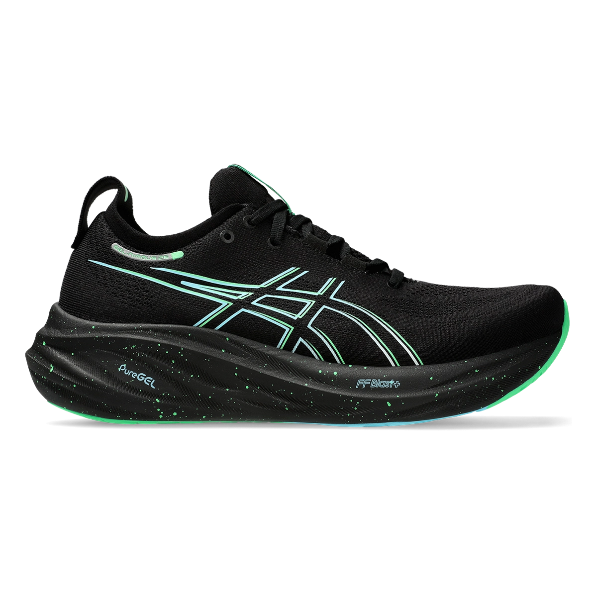 Asics Gel Nimbus 26 - Black - Soothing Sea