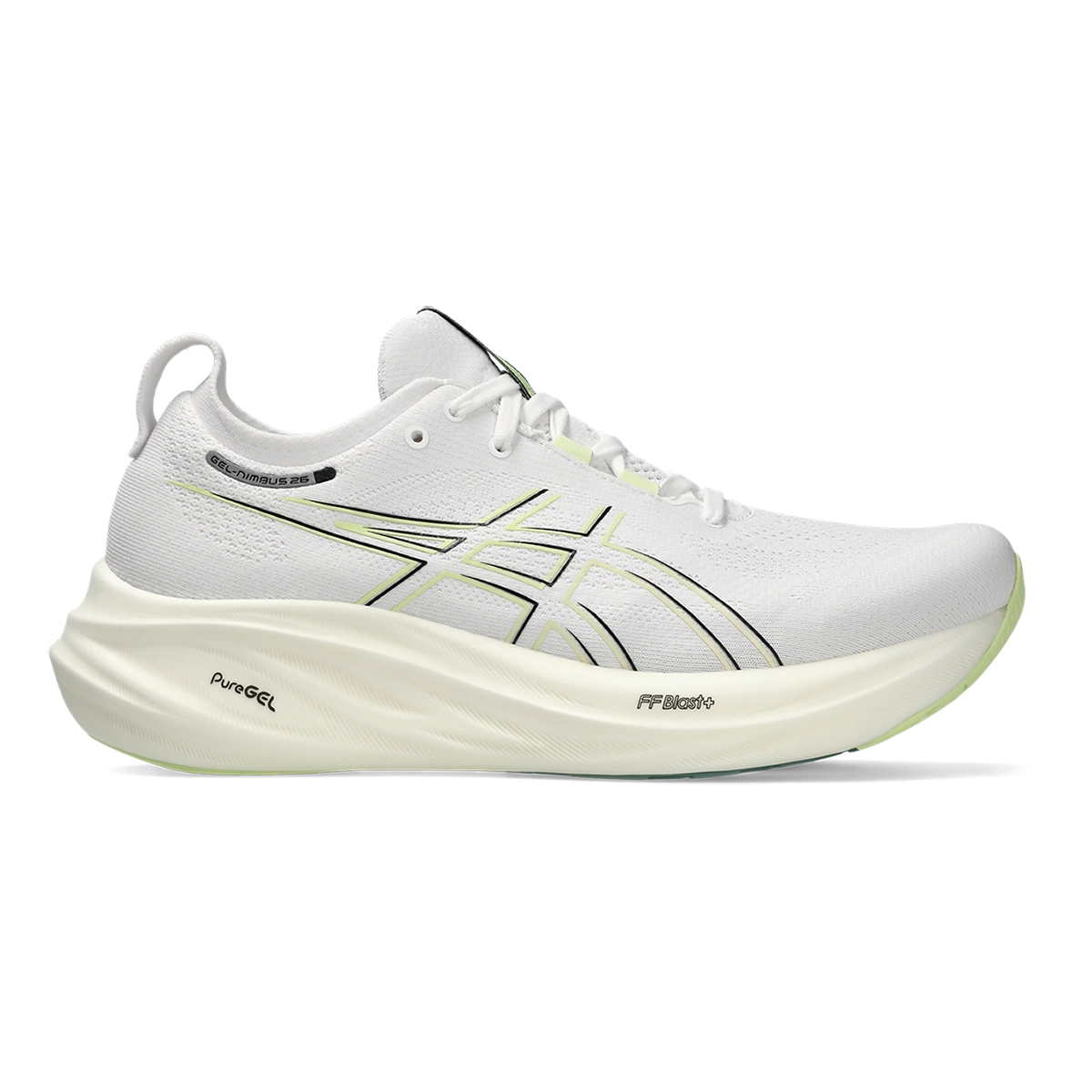 Asics Gel Nimbus 26 - White - Birch