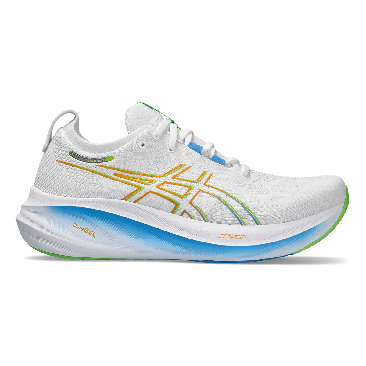 Asics Gel Nimbus 26 - White - Waterscape