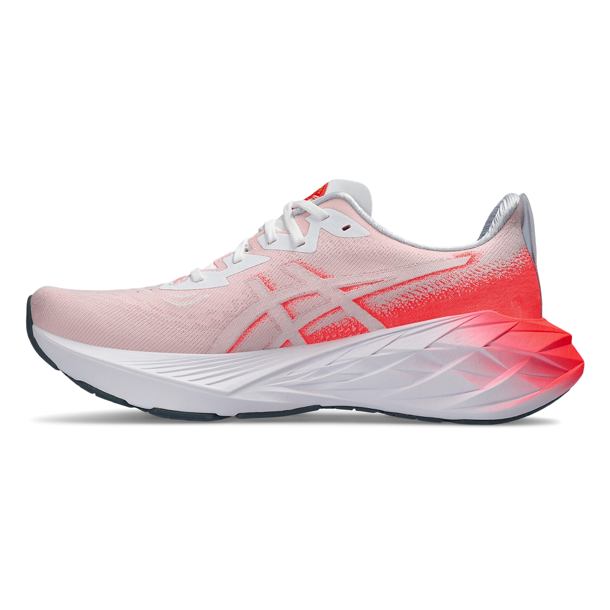 Asics Novablast 4 - White - Sunrise Red