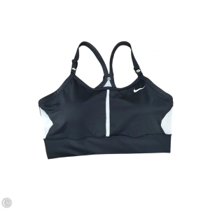 Athletic Bra By Nike Apparel In Black & White, Size: 2x