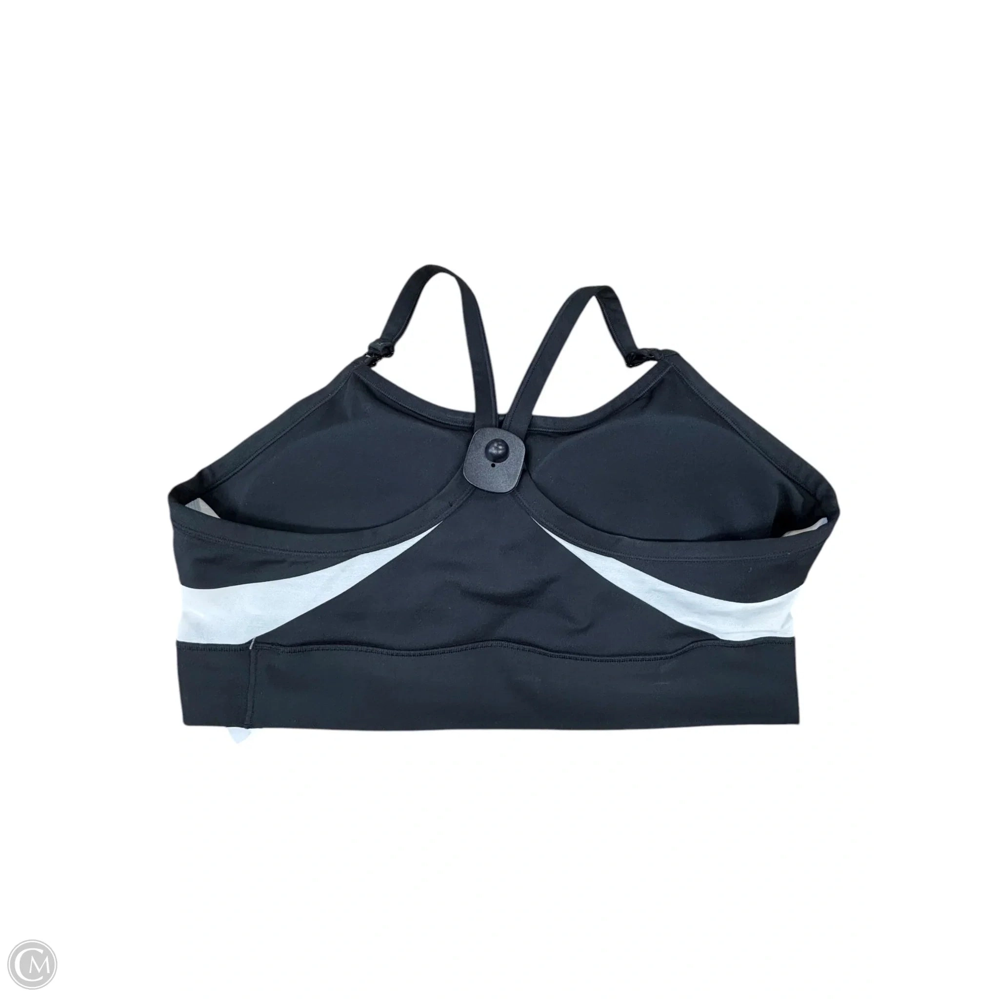 Athletic Bra By Nike Apparel In Black & White, Size: 2x