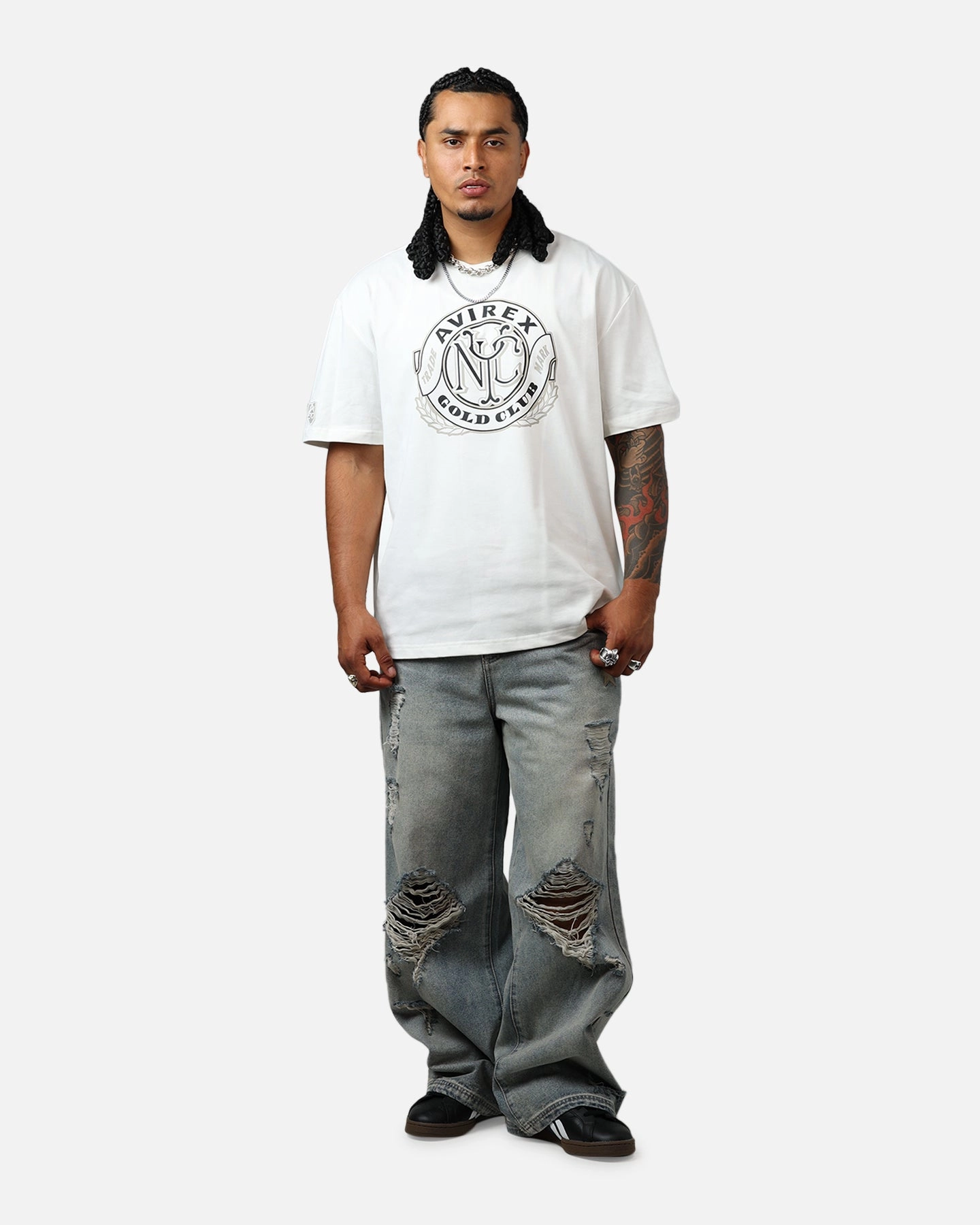 Avirex Gold Club T-Shirt Birch