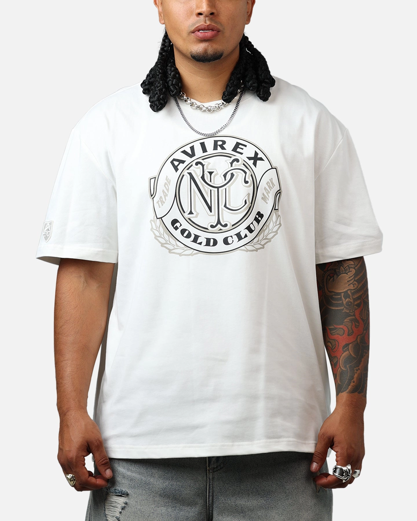 Avirex Gold Club T-Shirt Birch