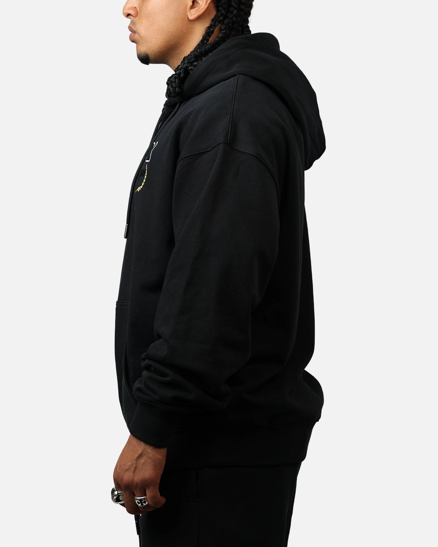 Avirex Gold Hoodie Black/Gold