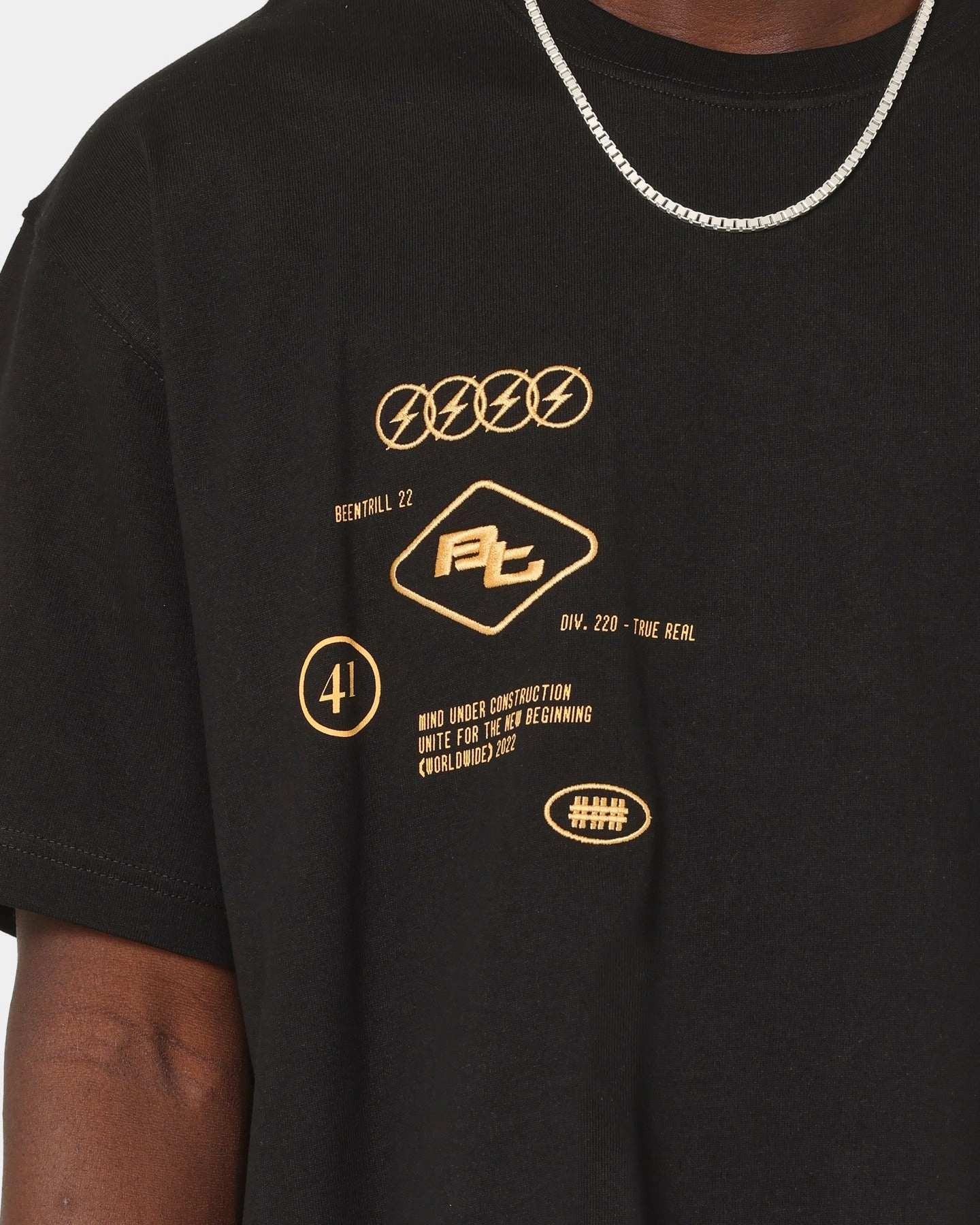 BEENTRILL Circuitry T-Shirt Black