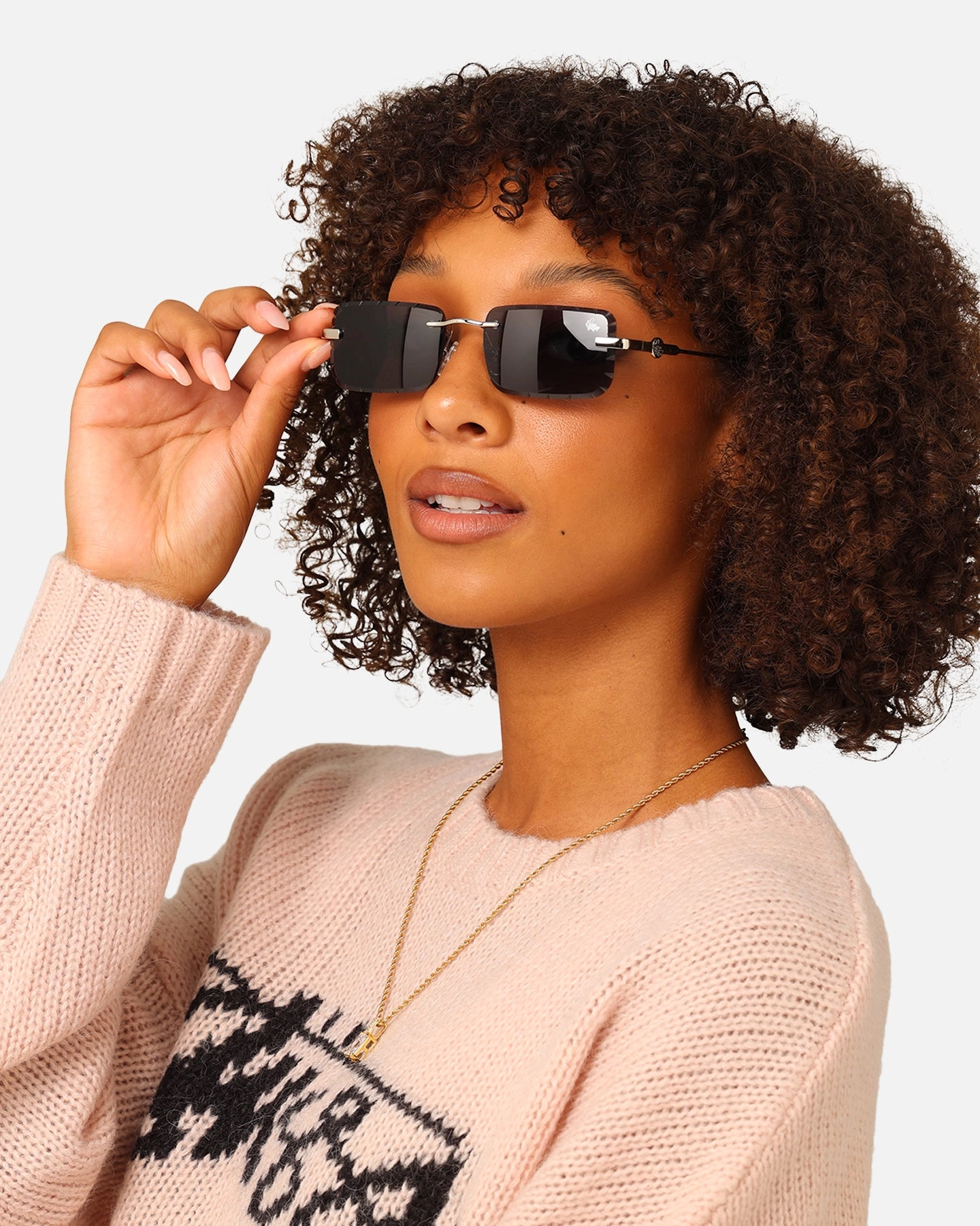 Belvoir & Co Diamond Cut Hampton Sunglasses Black/Silver