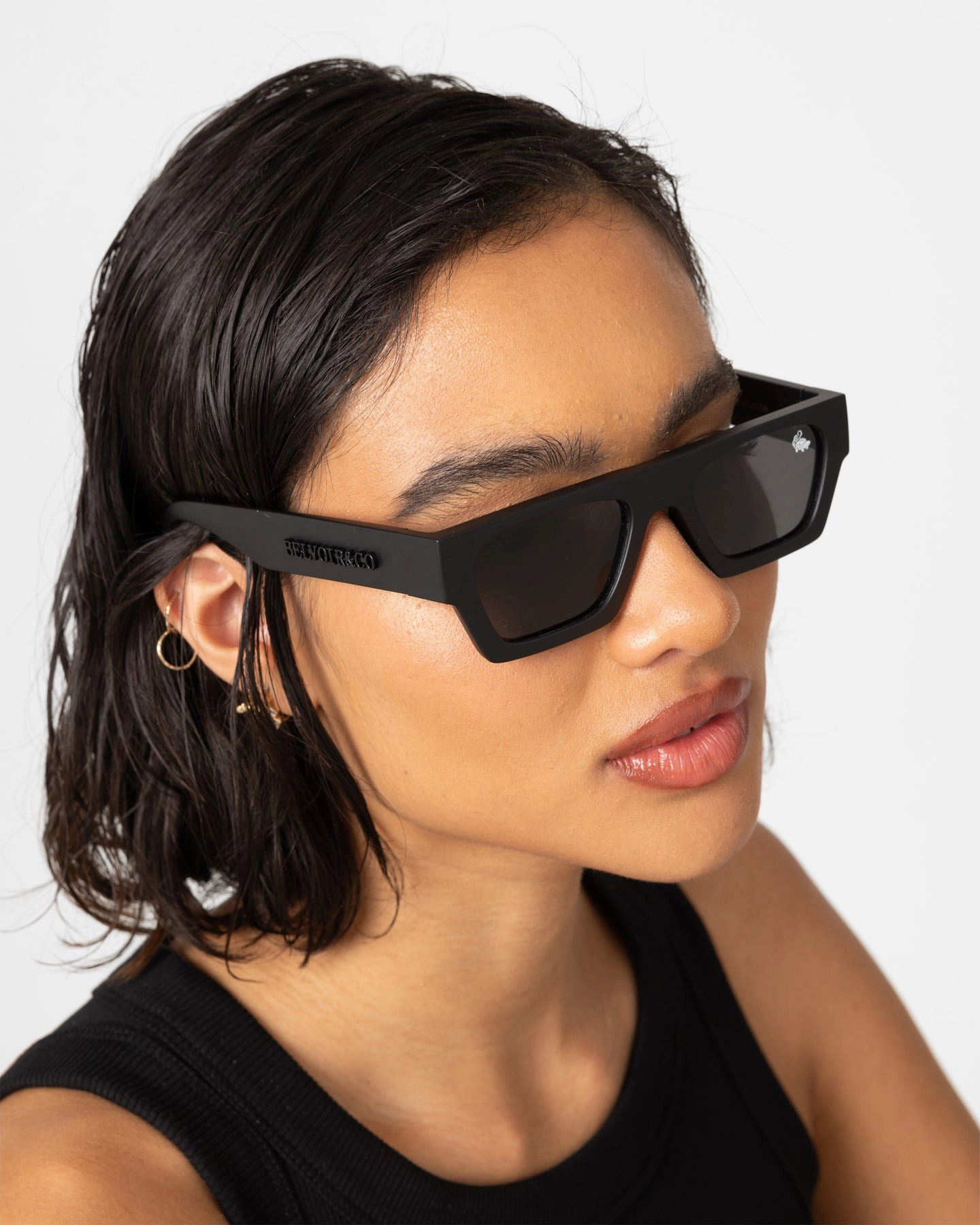 Belvoir & Co Elford Sunglasses Matte Black