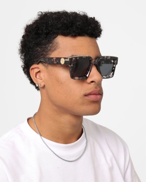 Belvoir & Co Hendrix Billion Sunglasses Marble Black