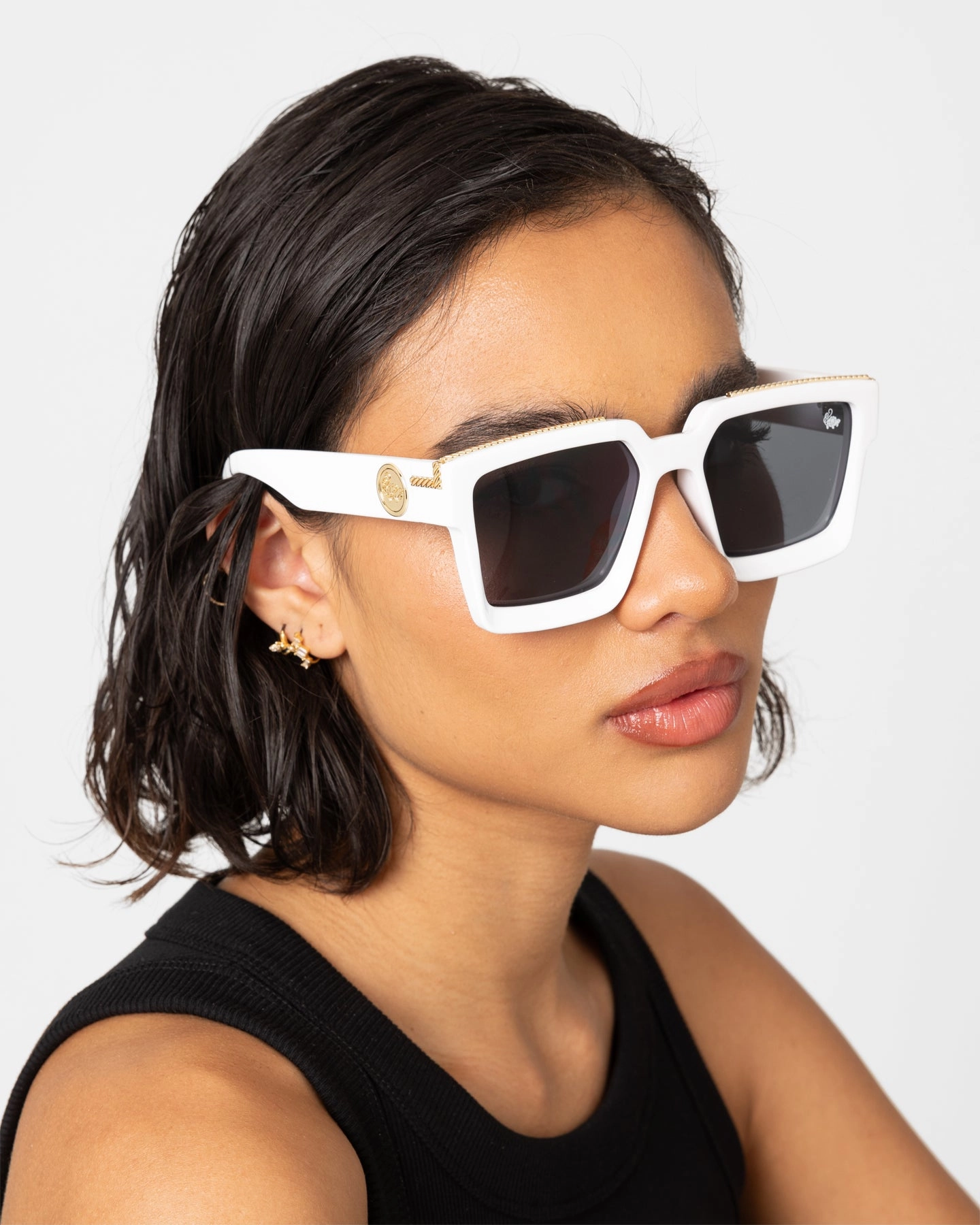 Belvoir & Co Hendrix Billion Sunglasses White