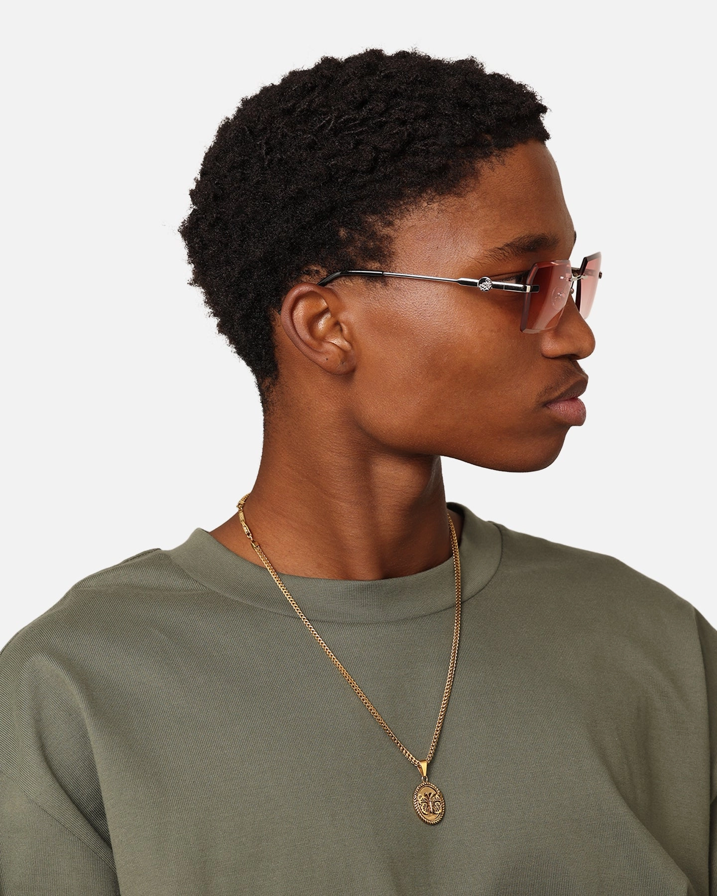 Belvoir & Co Kennedy Sunglasses Burnt Red/Silver