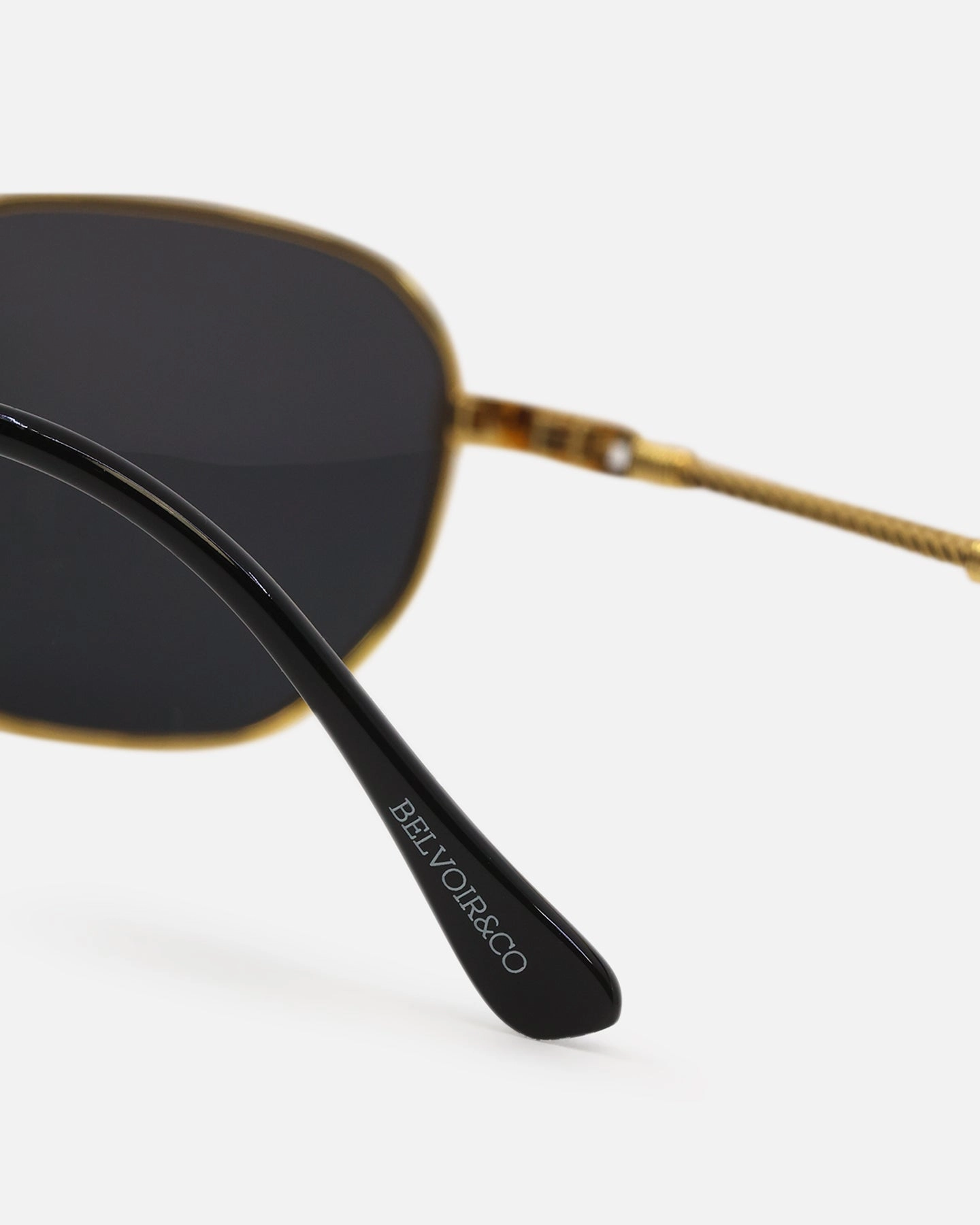 Belvoir & Co Maxwell Sunglasses Gold/Black