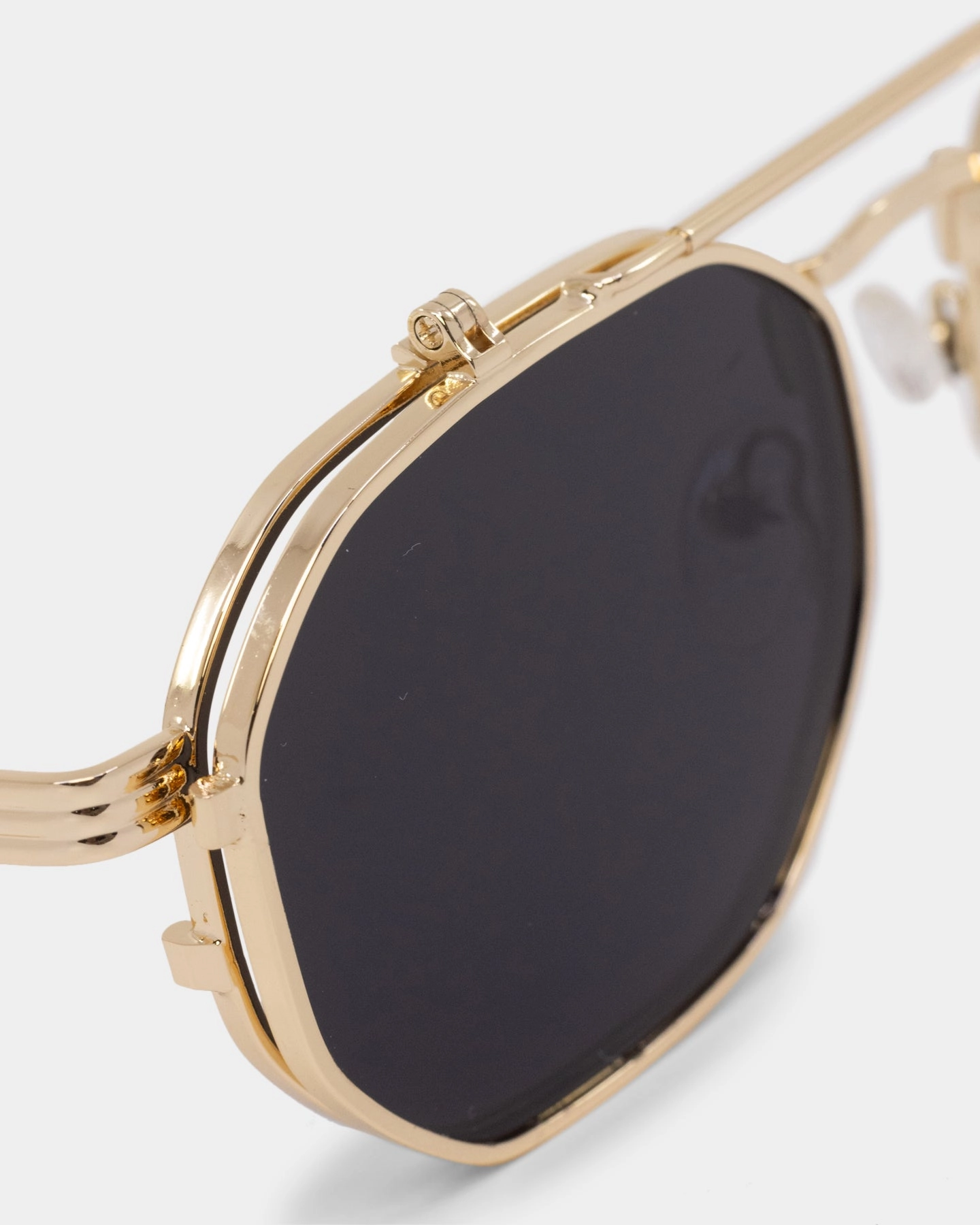 Belvoir & Co Ramar Flip Sunglasses Gold/Black