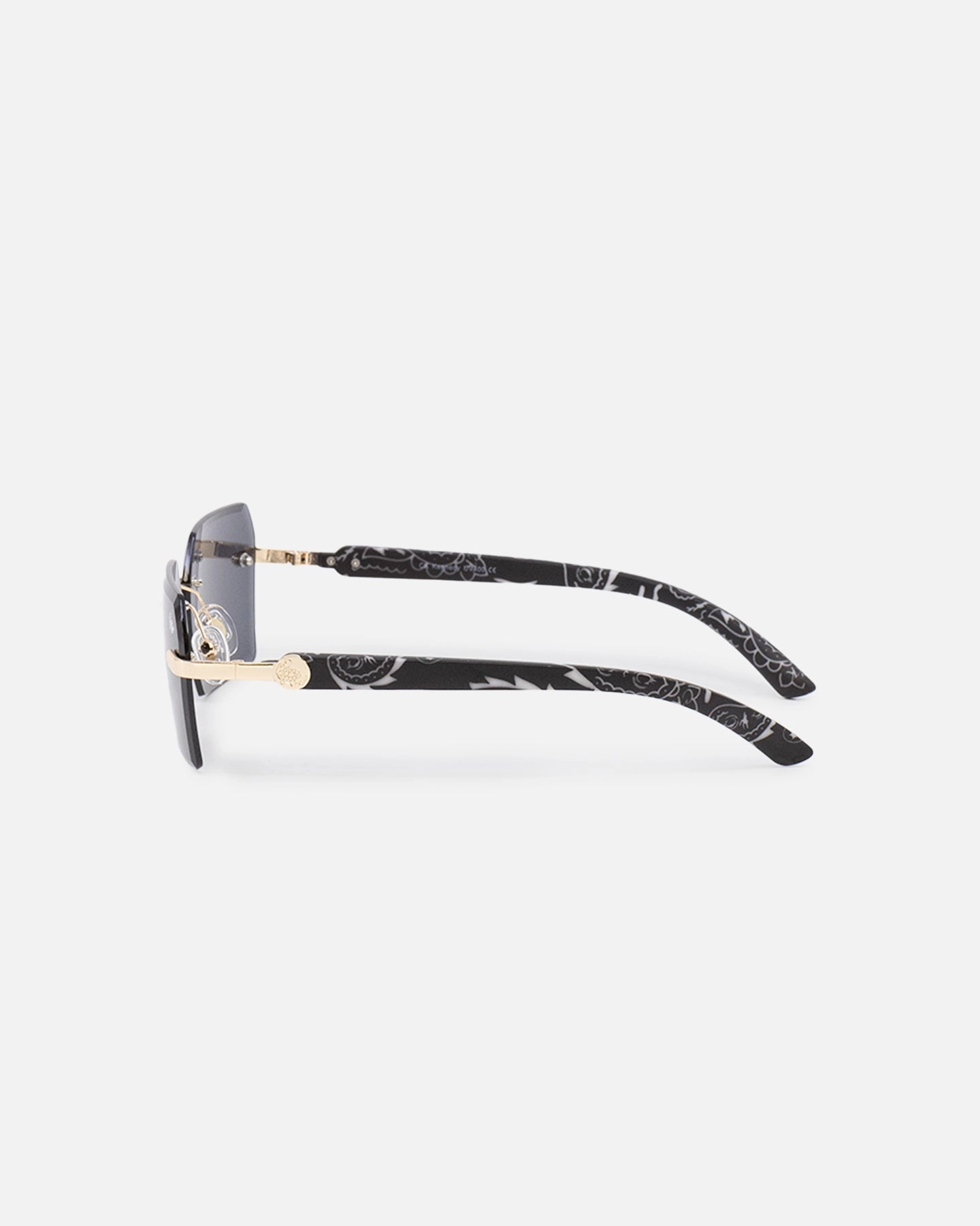 Belvoir & Co X Culture Kings Kennedy Sunglasses Black/Gold/Black